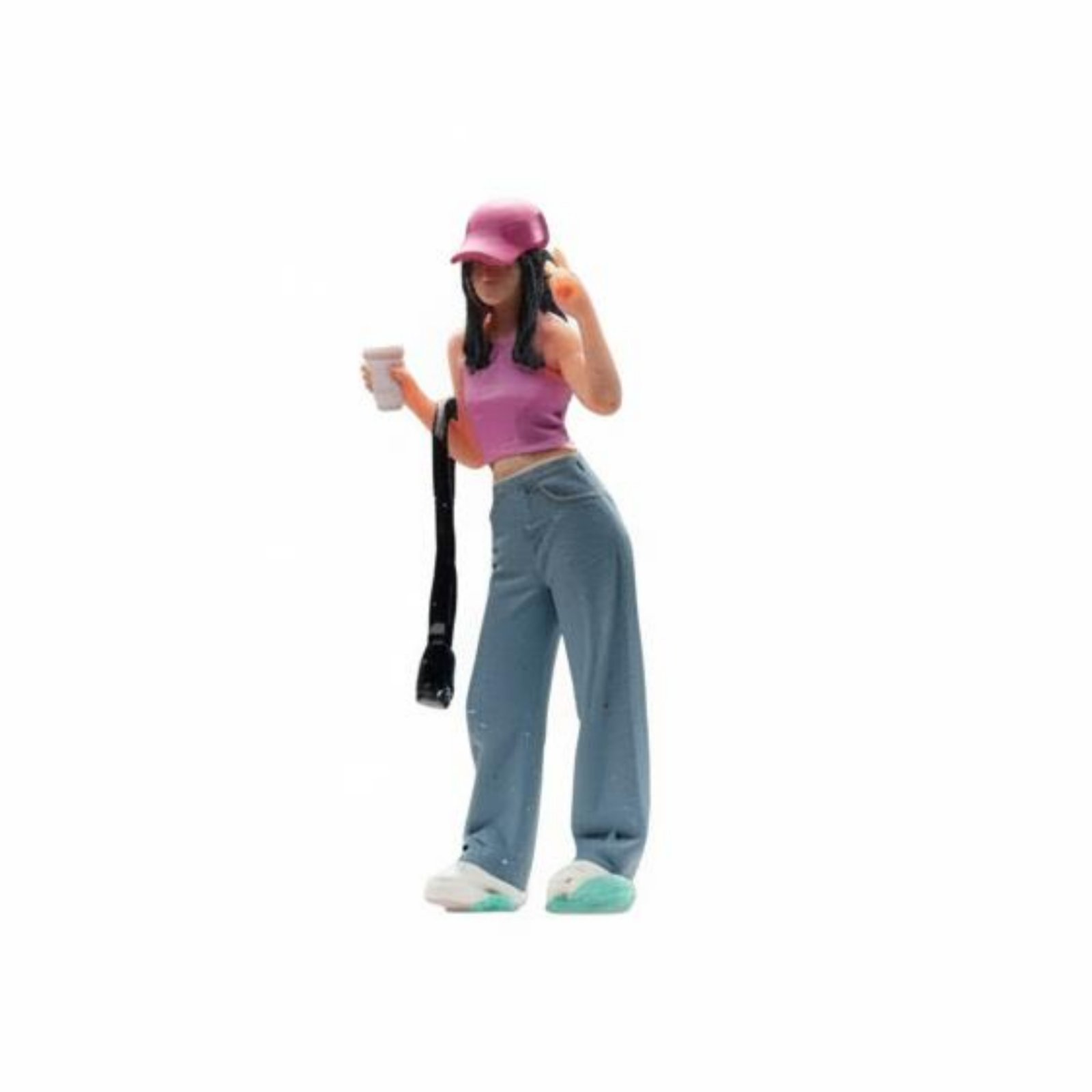 1:64 Hand-Painted Girl Figurine