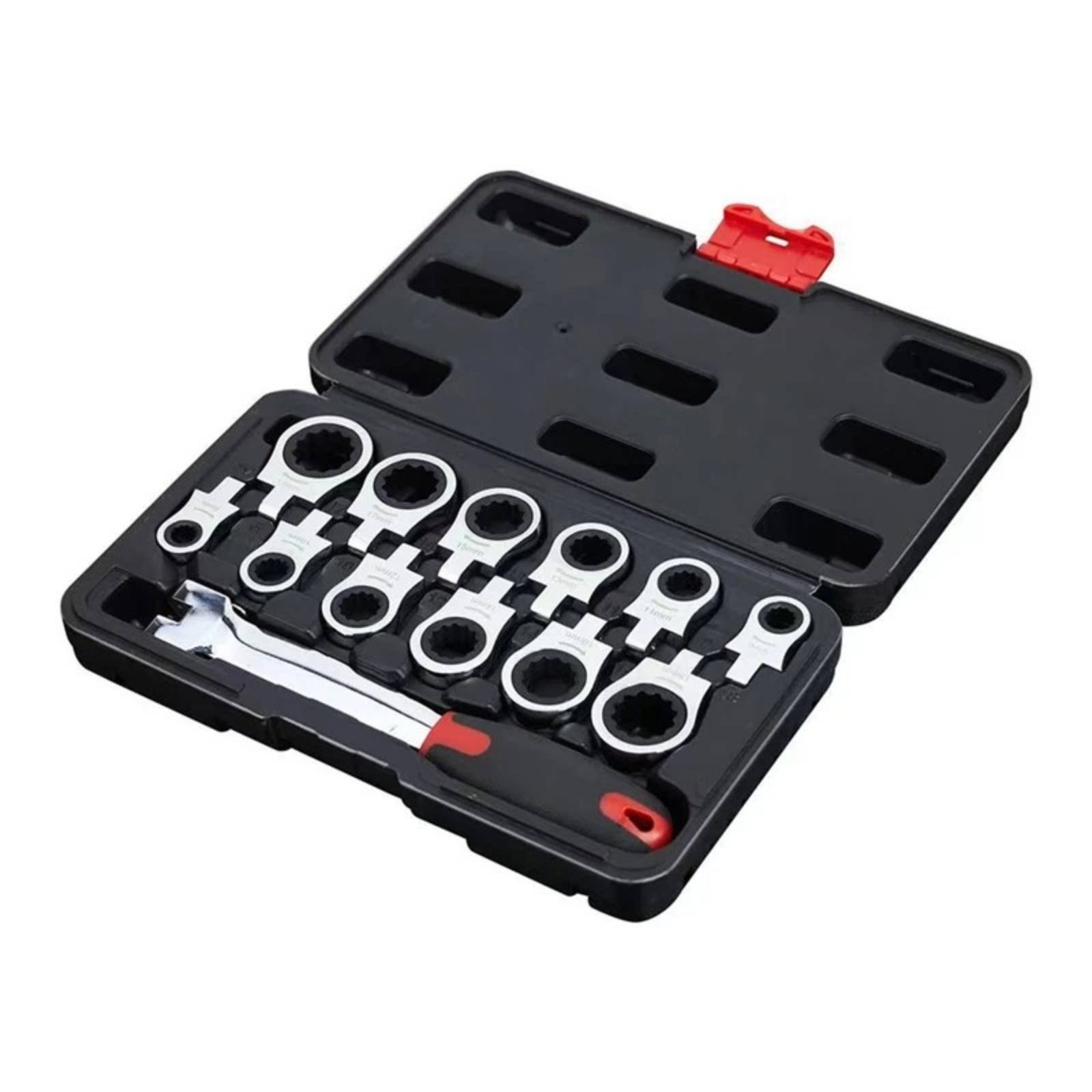 13-Piece Ratchet Wrench Set with Case
