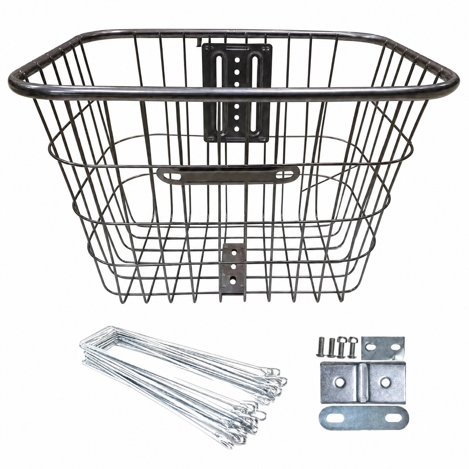 Front Bike Basket Open-Top