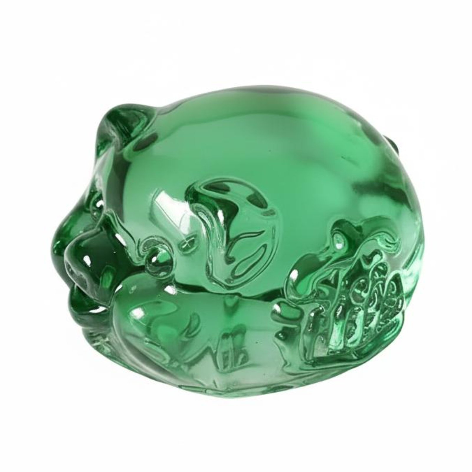 Crystal Glass Pig Figurine