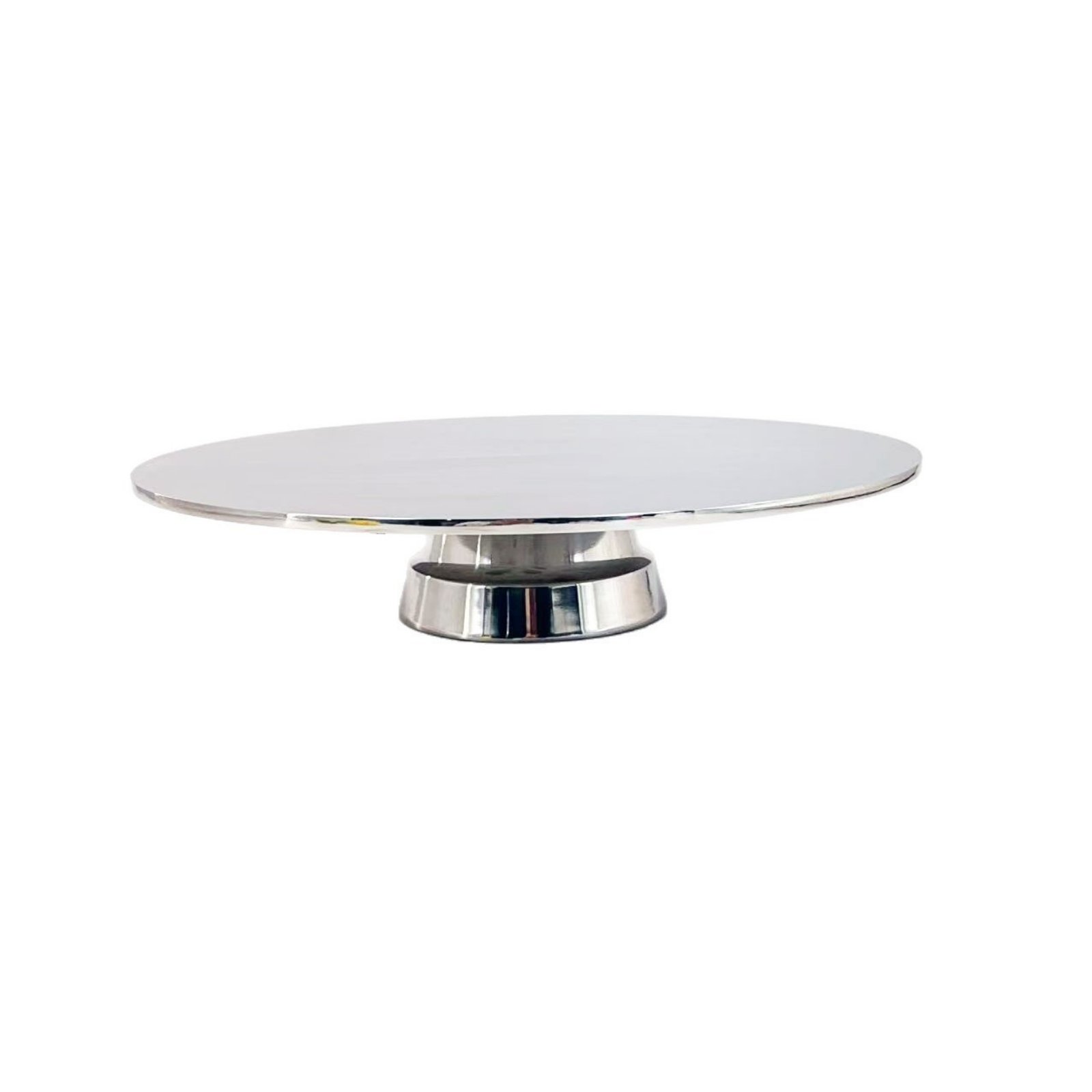 Mirror Polished Pedestal Serving Stand
