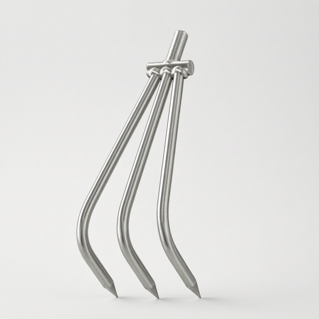Retractable Stainless Clamming Rake