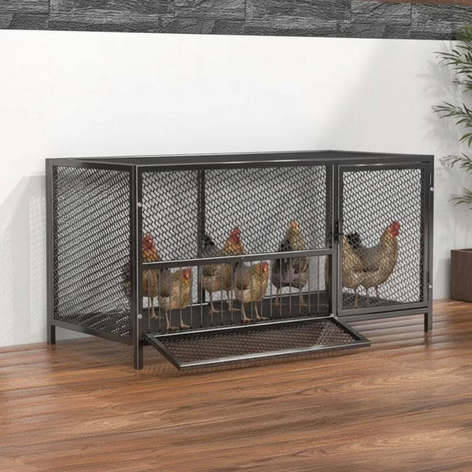 Large Mesh Chicken Cage
