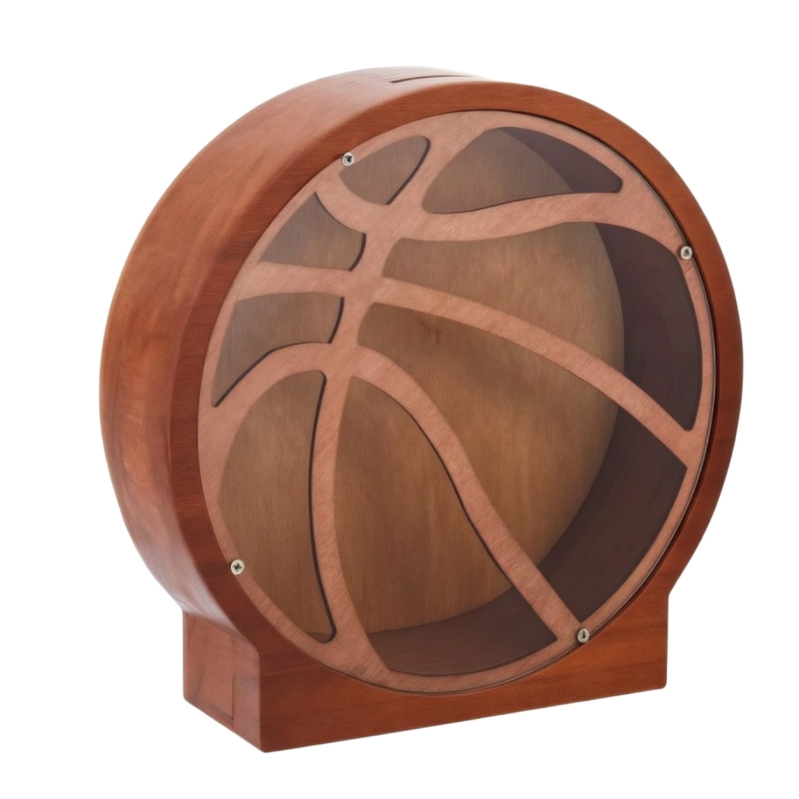 Wooden Piggy Bank with Acrylic Panel