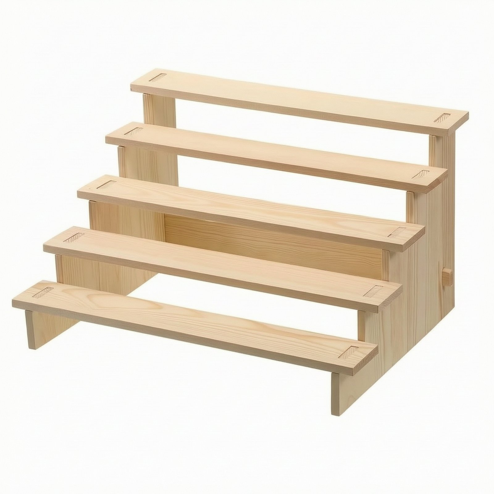 Wooden Tiered Display Rack