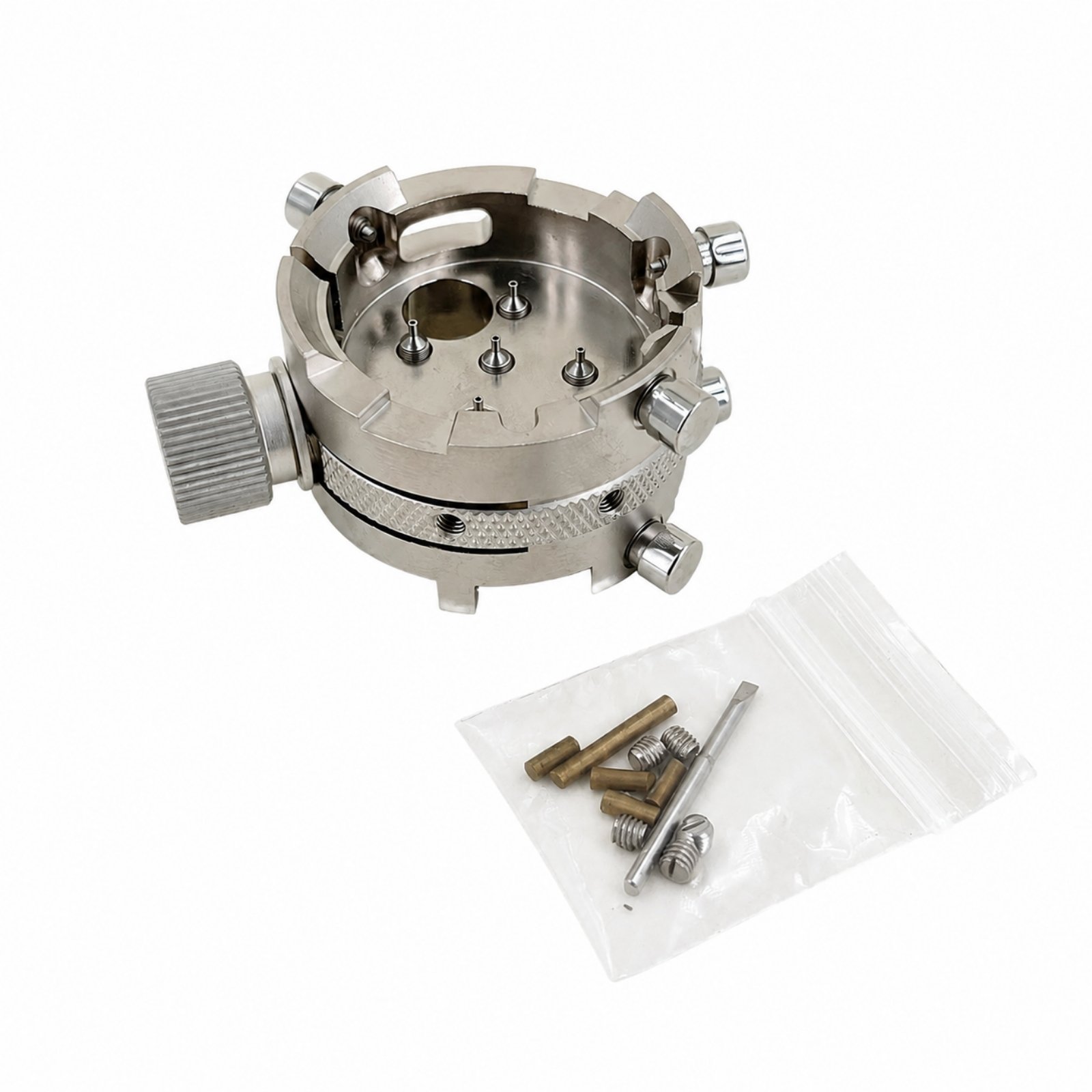 Watch Movement Holder with Adjustable Clamps