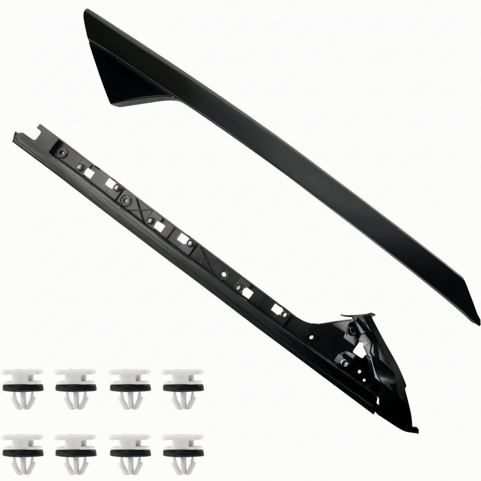 Windshield Molding with Clips