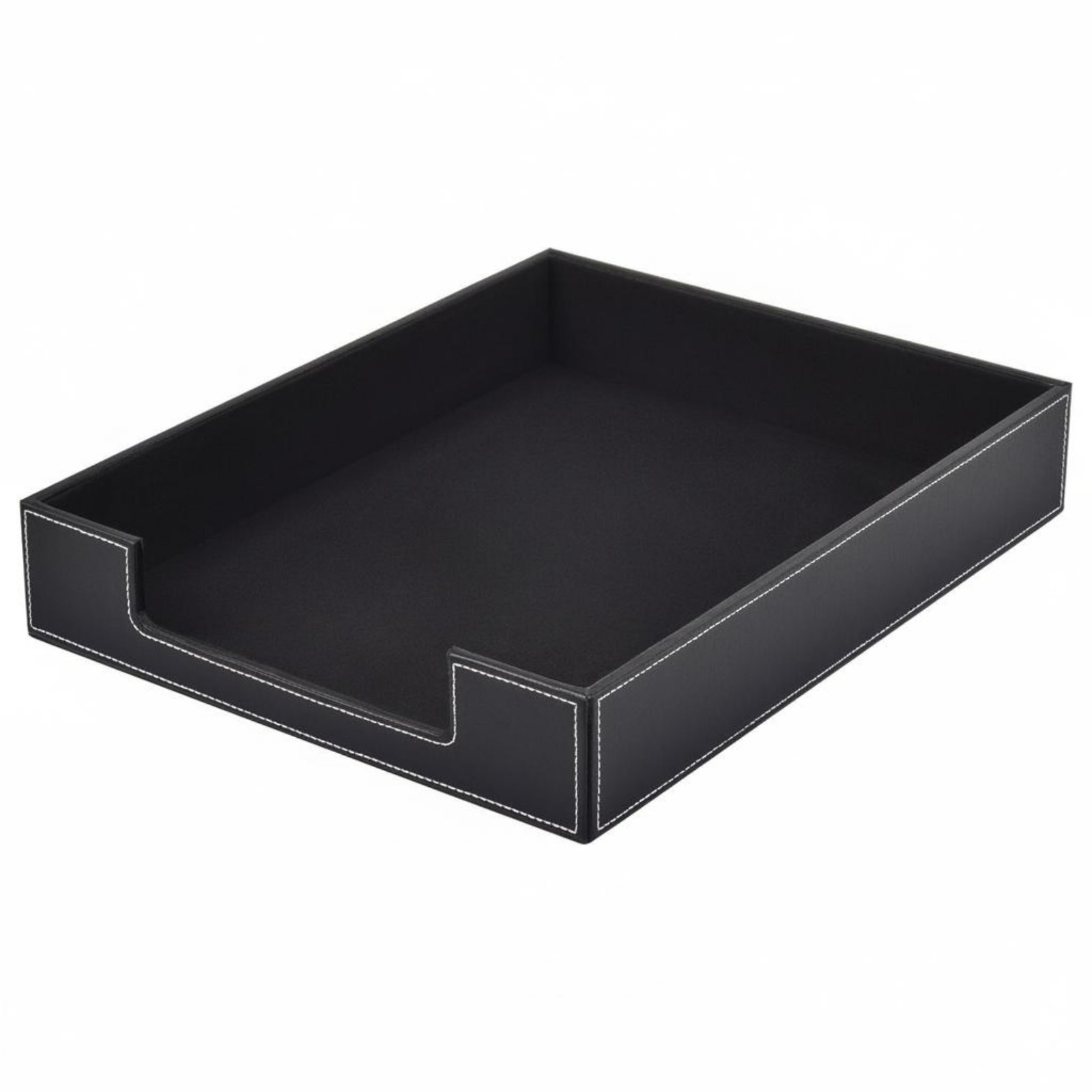 Leather Desktop Organizer Tray