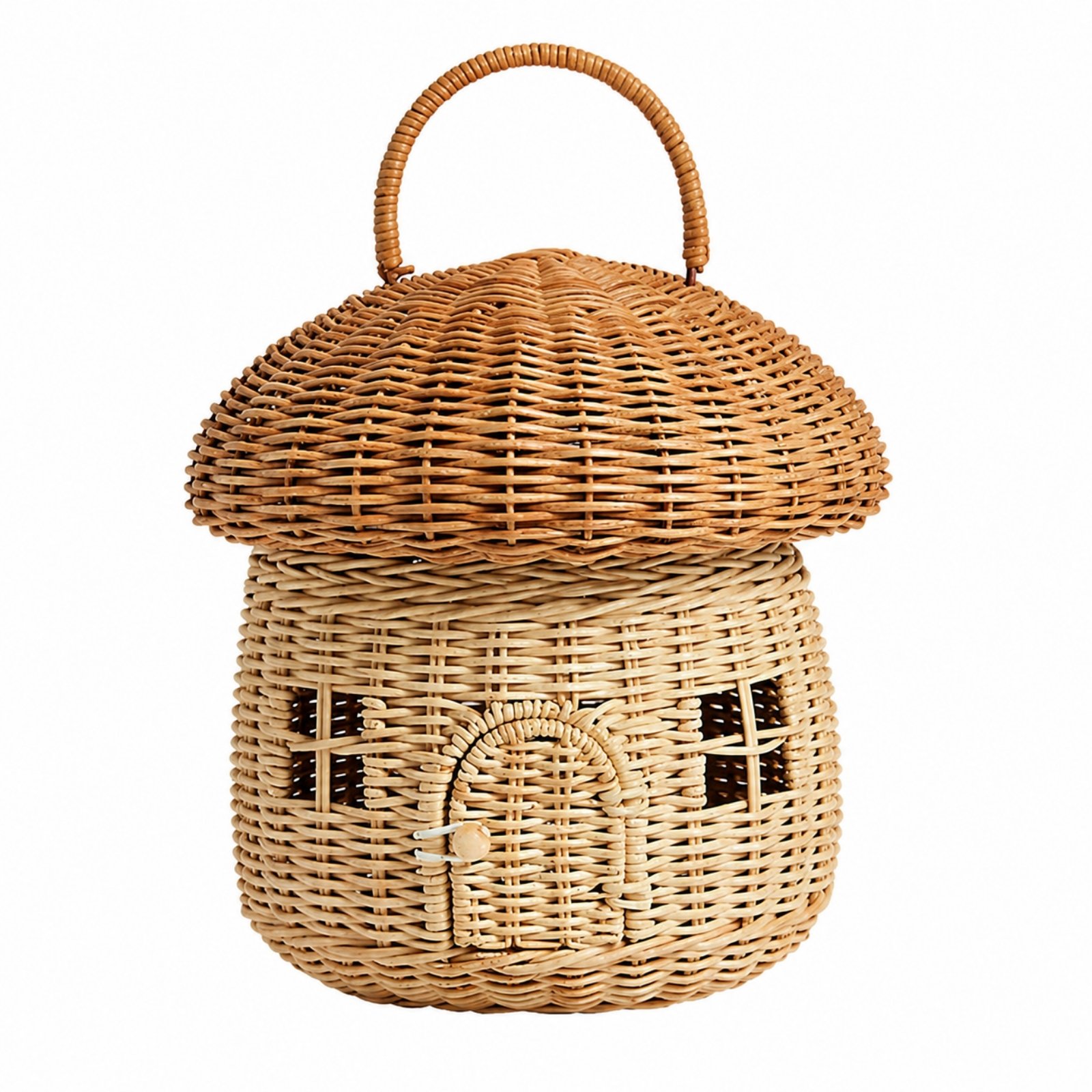 Lidded Shaped Storage Basket