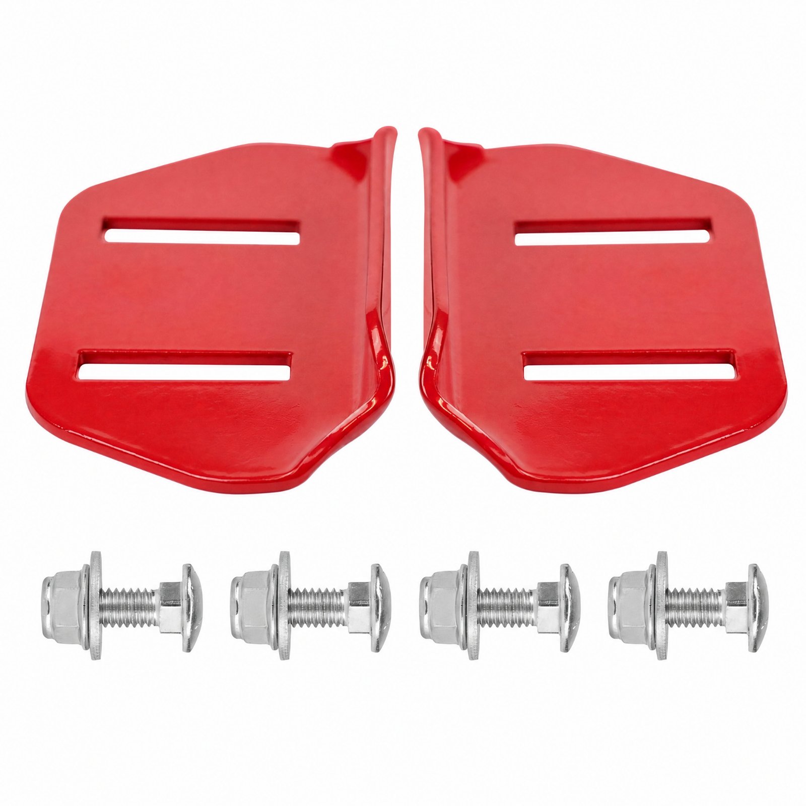 2-Piece Painted Steel Snow Thrower Skid Shoe