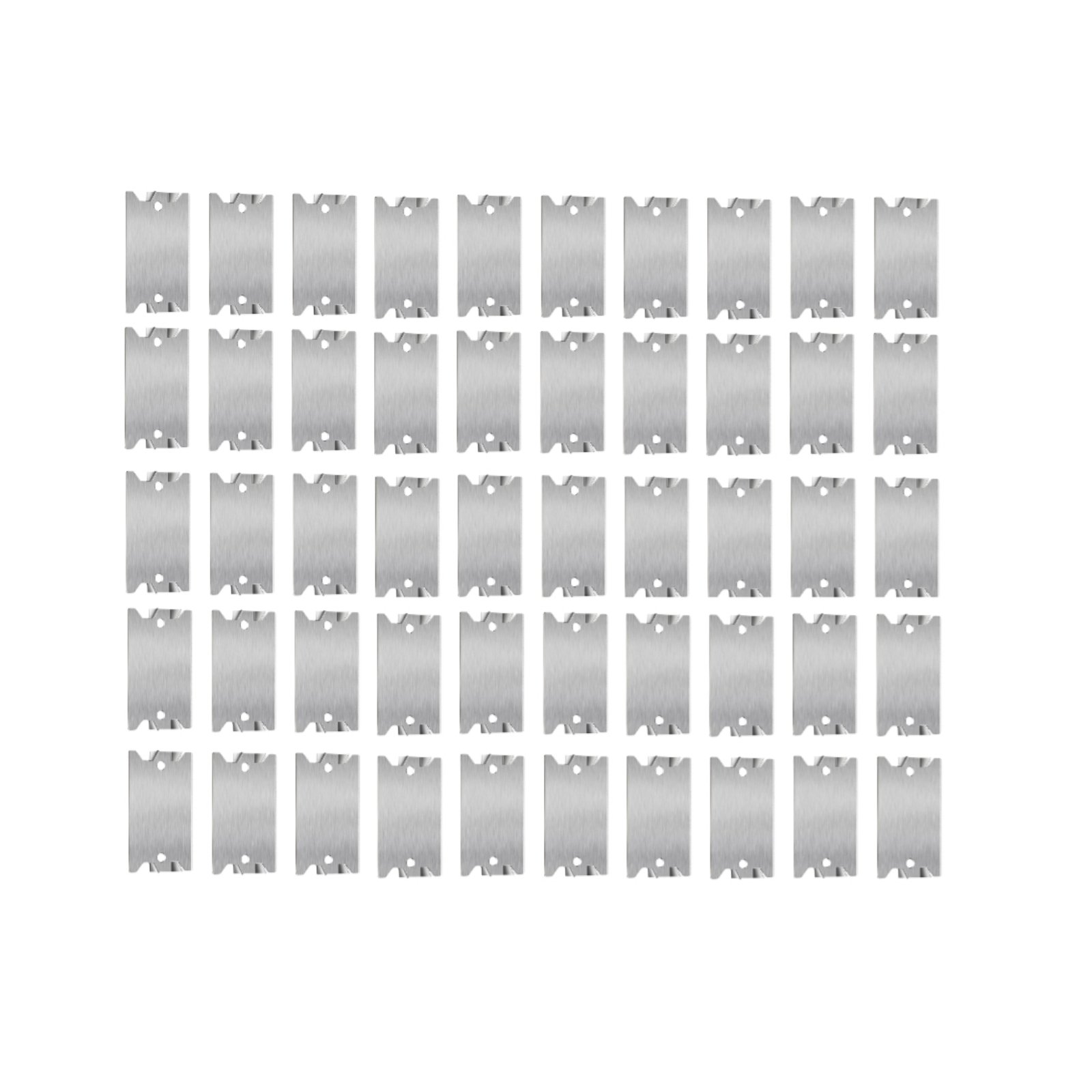 50-Piece Nail Protection Plate Galvanized