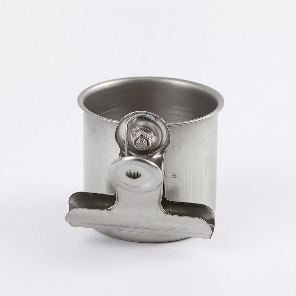 Stainless Steel Parrot Food Cup