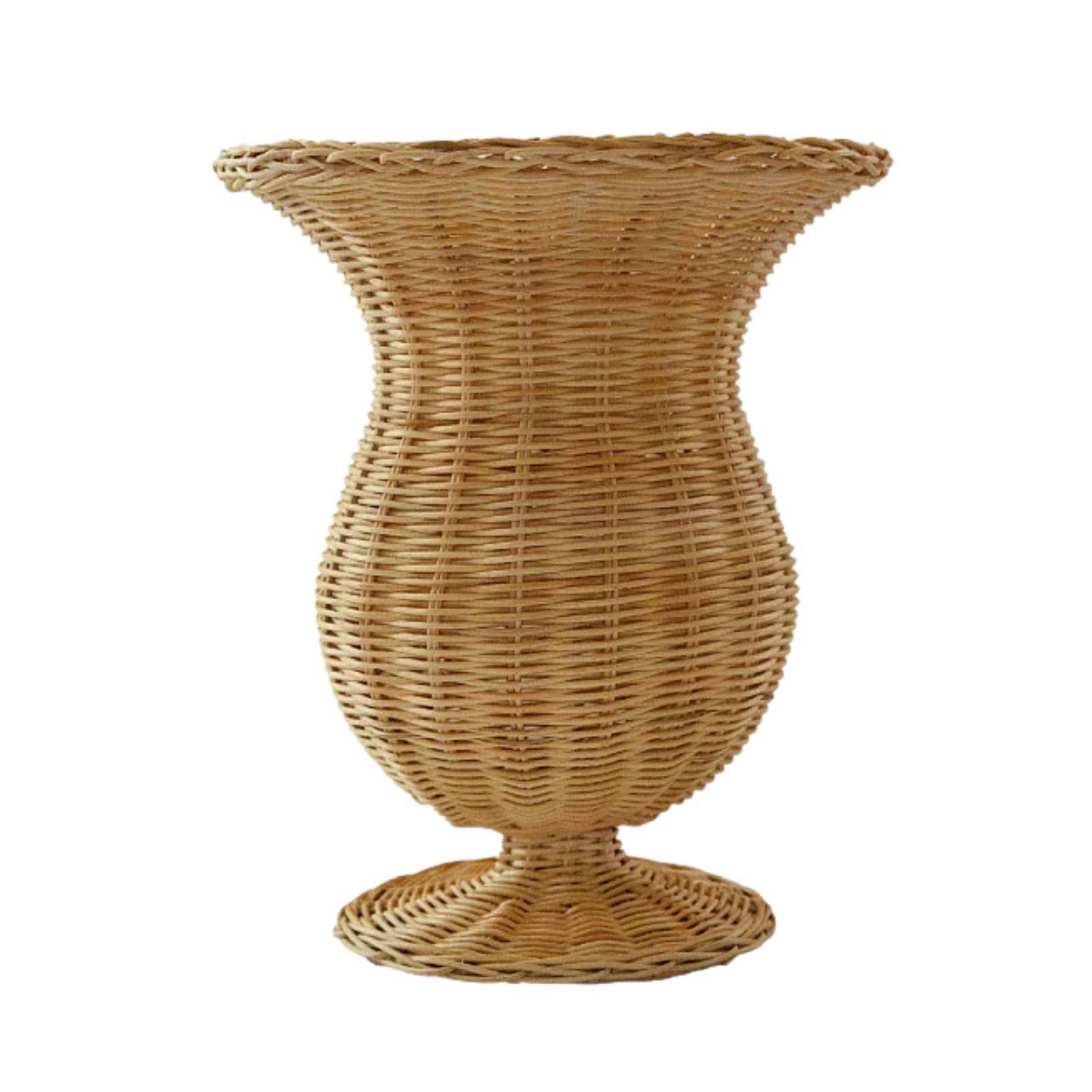 Handwoven Rattan Vase