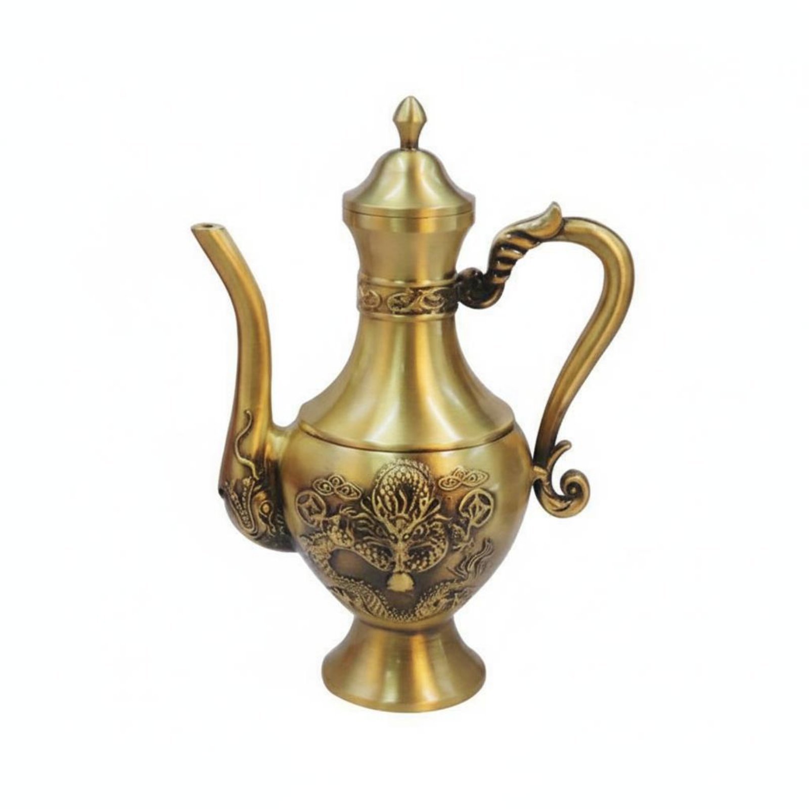 Brass Serpent Decanter Pot