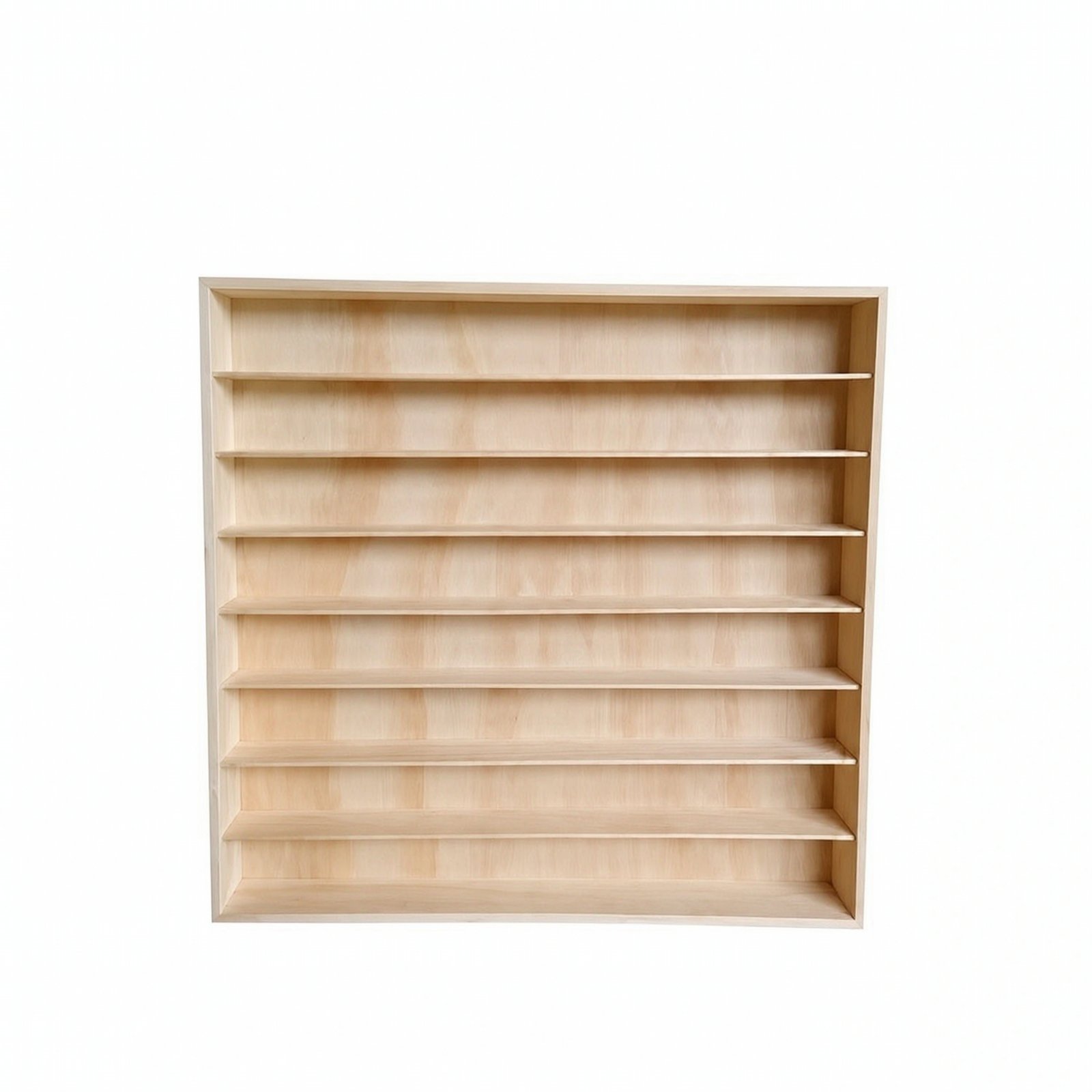 Uncovered Front Storage Shelf