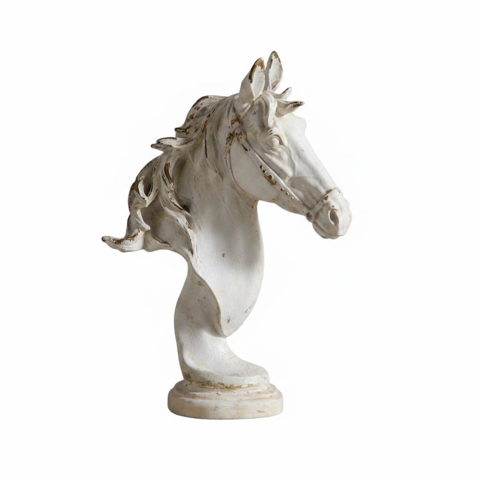 Horse Head Bust Sculpture