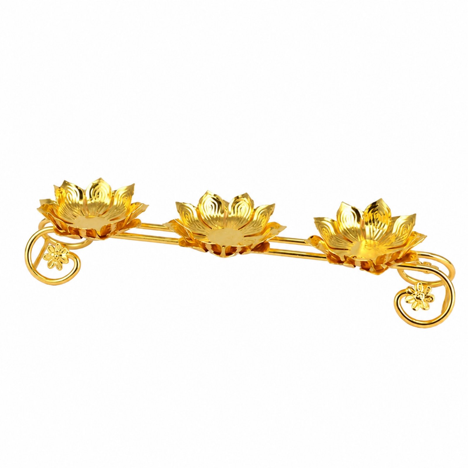 Floral Ghee Lamp Holder