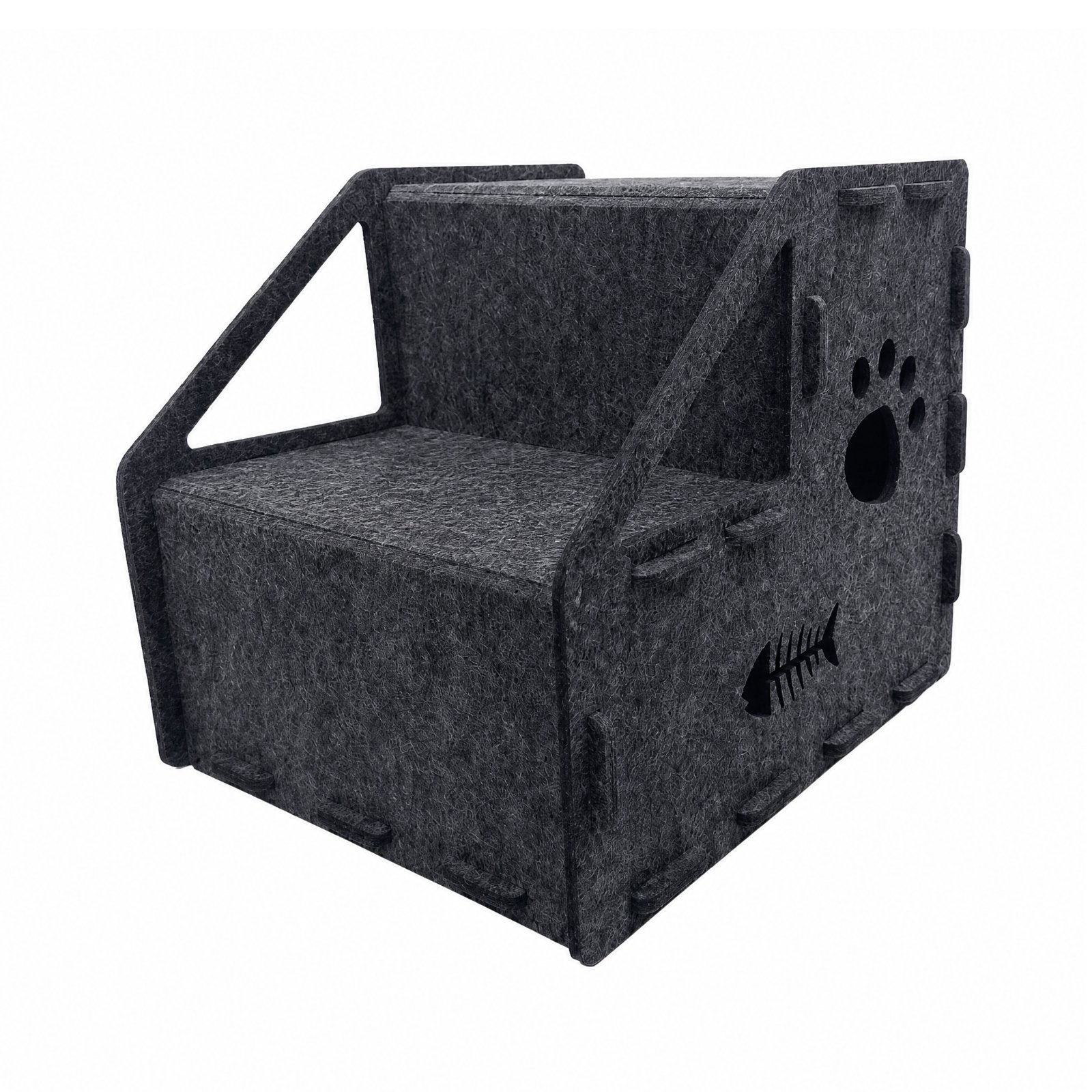 Felt Pet Steps with Side Rails