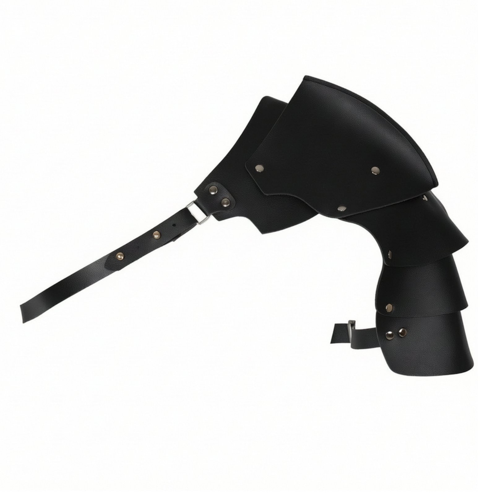 Set of 5 PU Leather Pauldron with Buckles