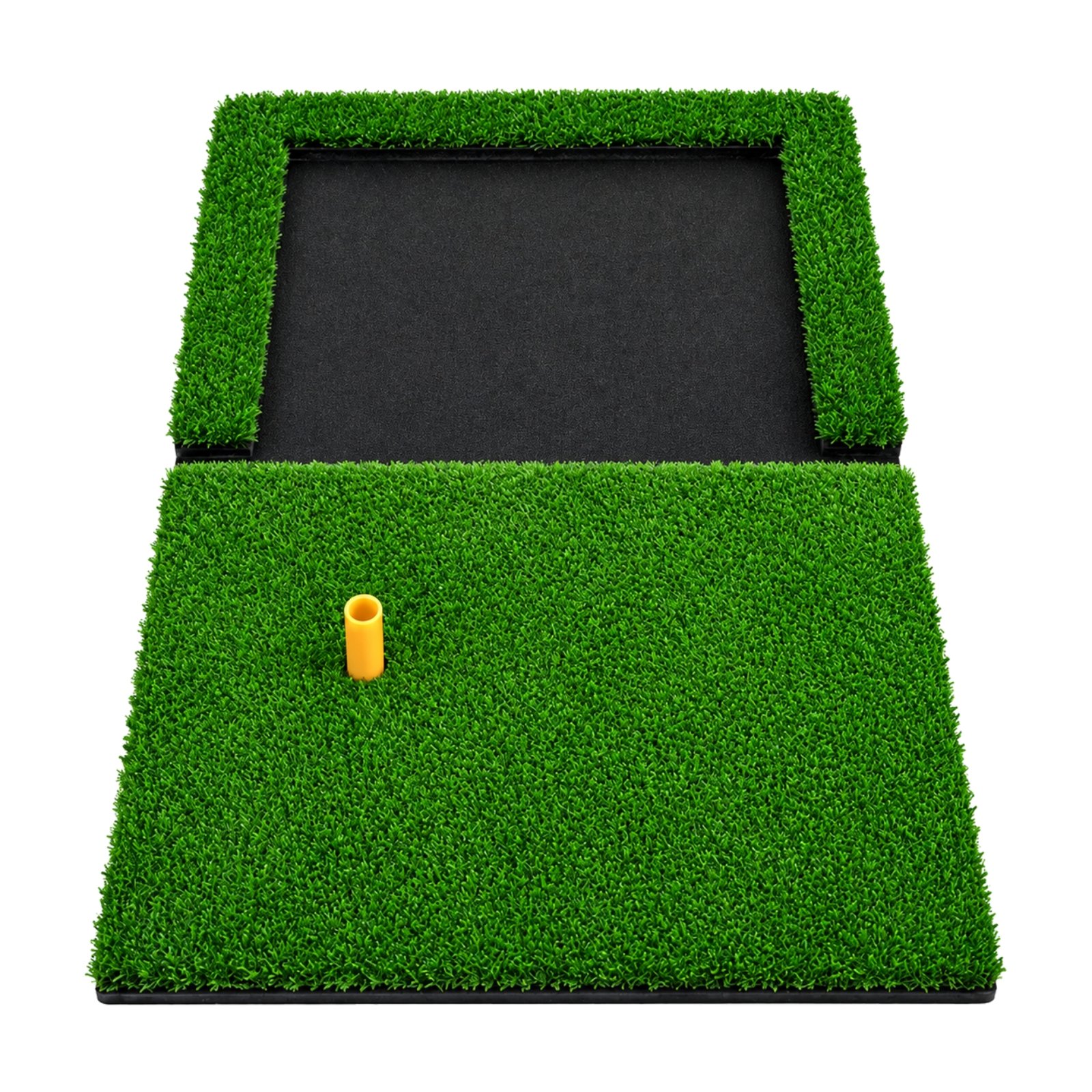 Golf Hitting Mat with Ball Storage