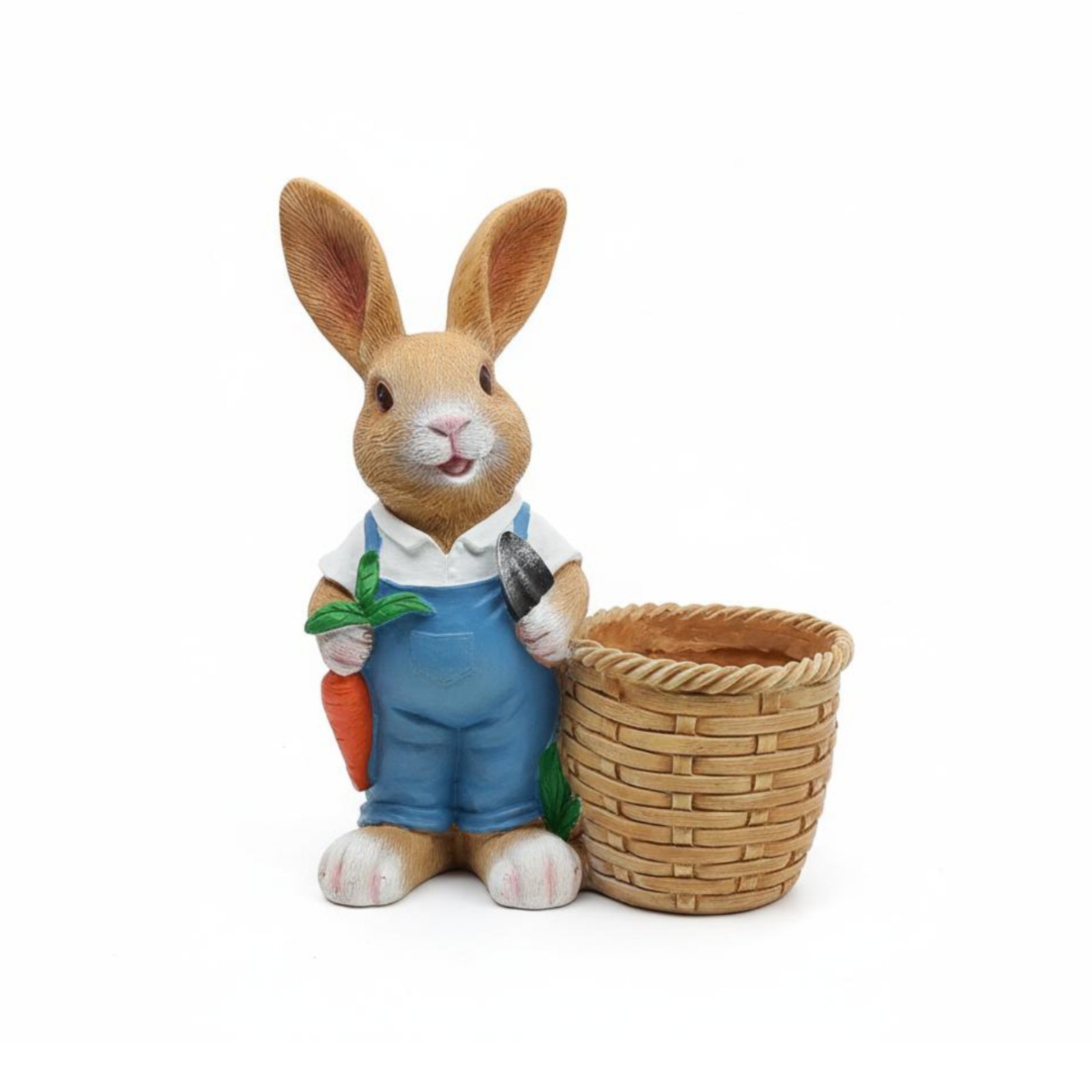 Resin Hare Flower Pot Decor
