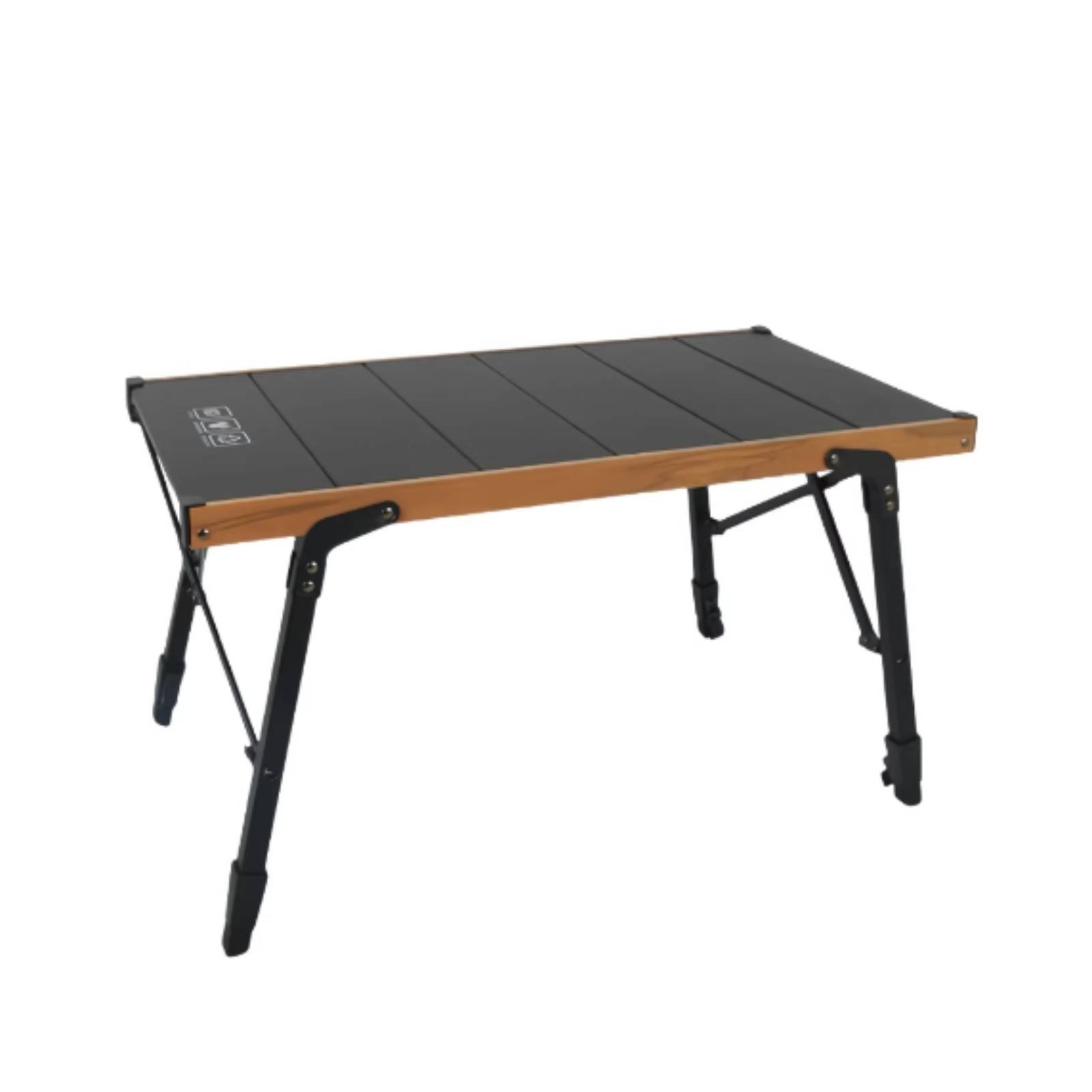 Folding Camping Table – Yellow Wood Grain