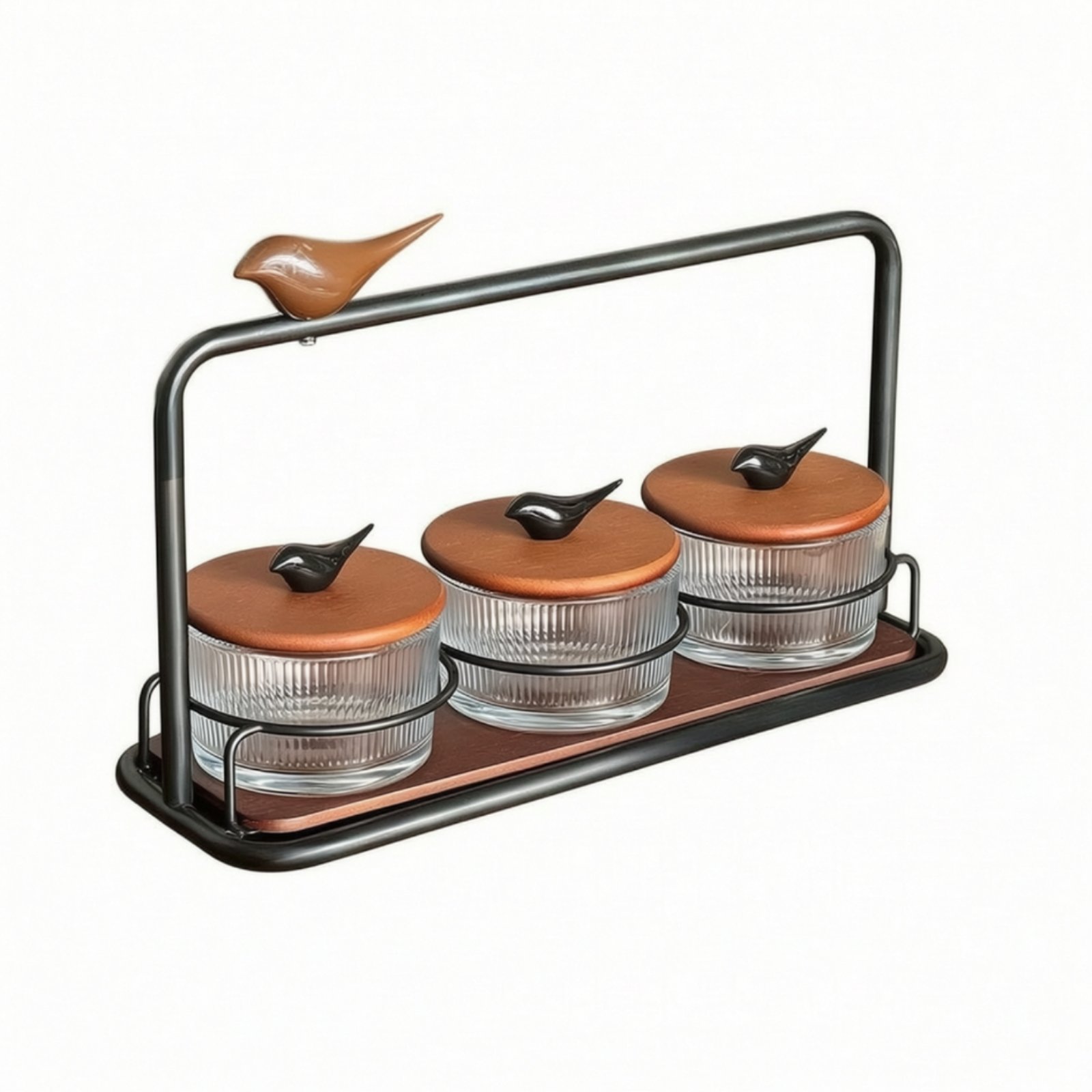 Glass Dish Organizer Lids