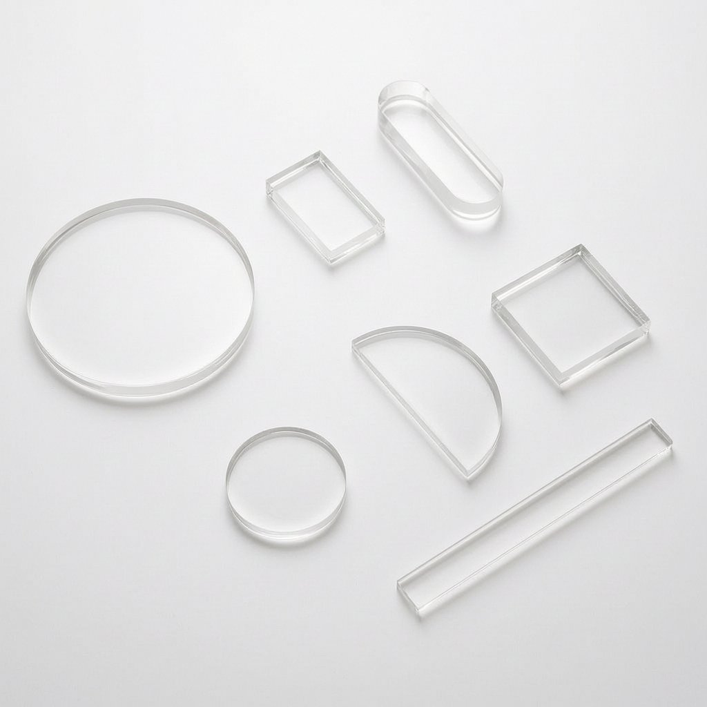 Transparent Quartz Glass Sheet