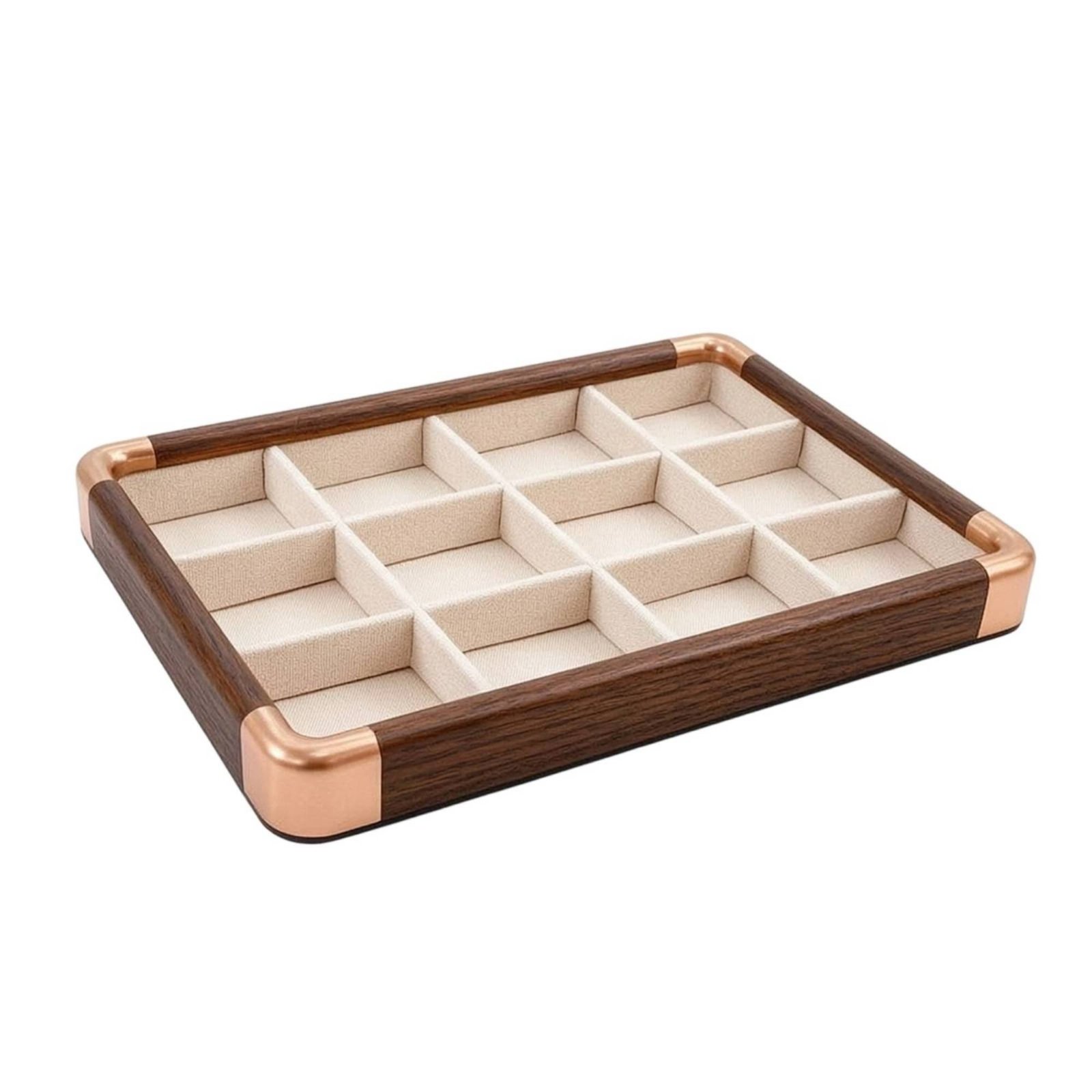 12-Compartment Jewelry Tray