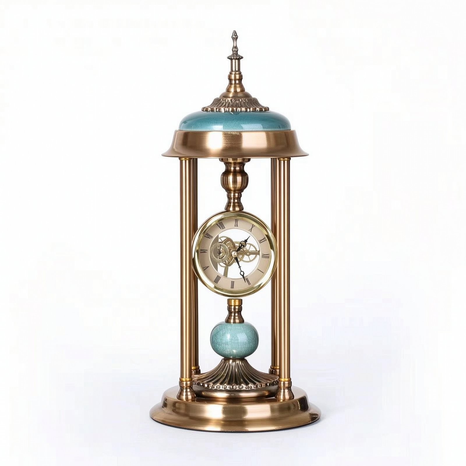 Column Clock Visible Gears