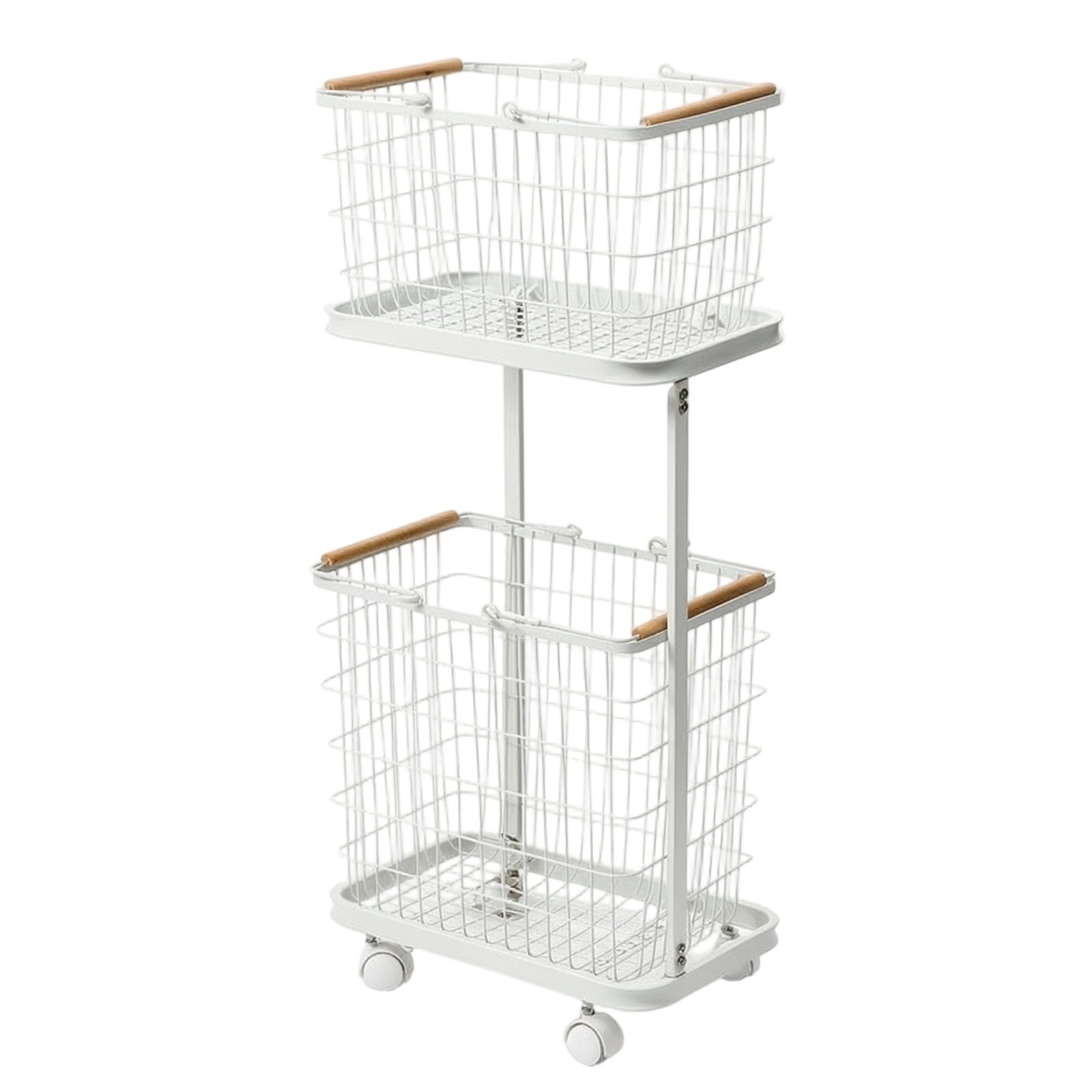 Rolling Laundry Basket Cart