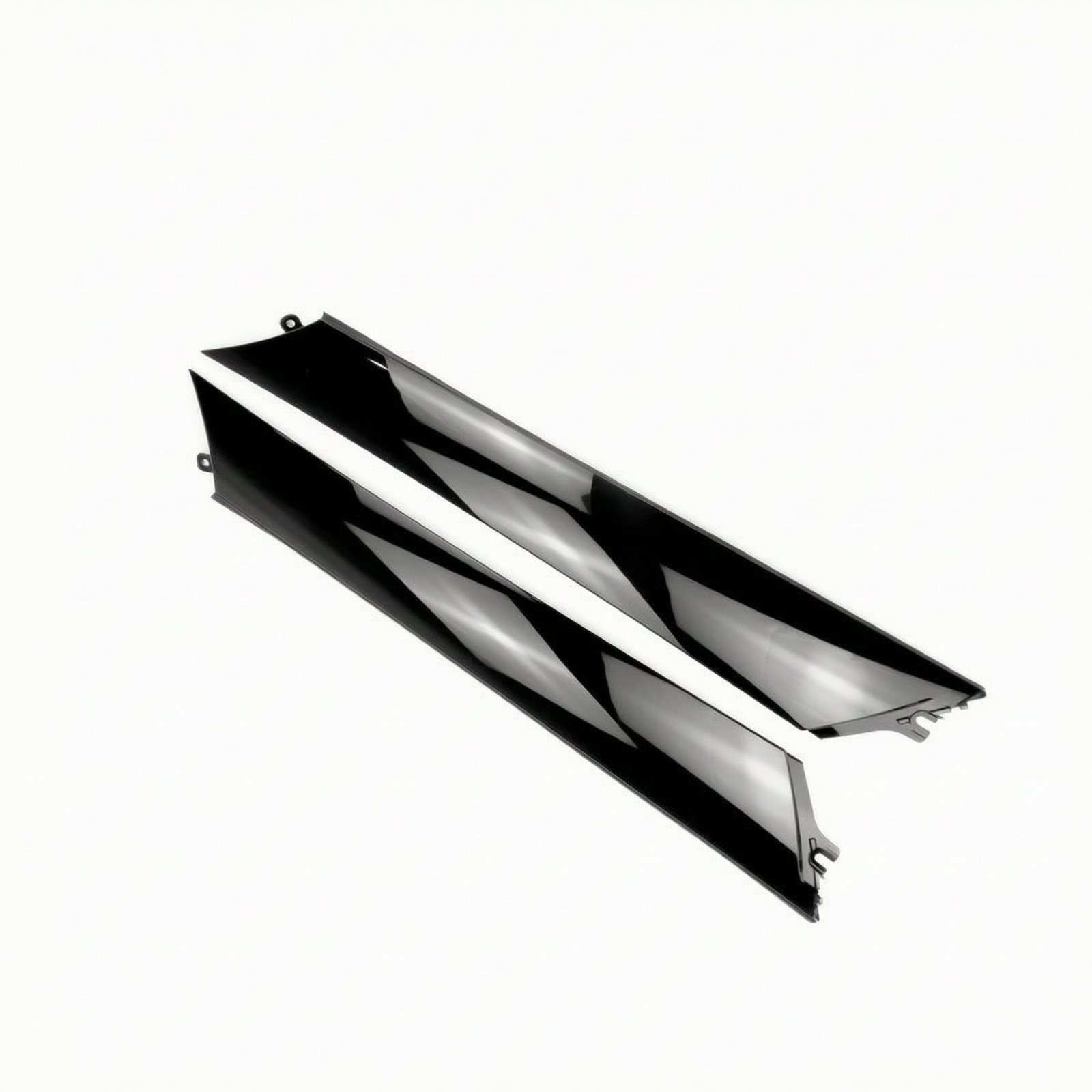Glossy Black a Pillar Trim