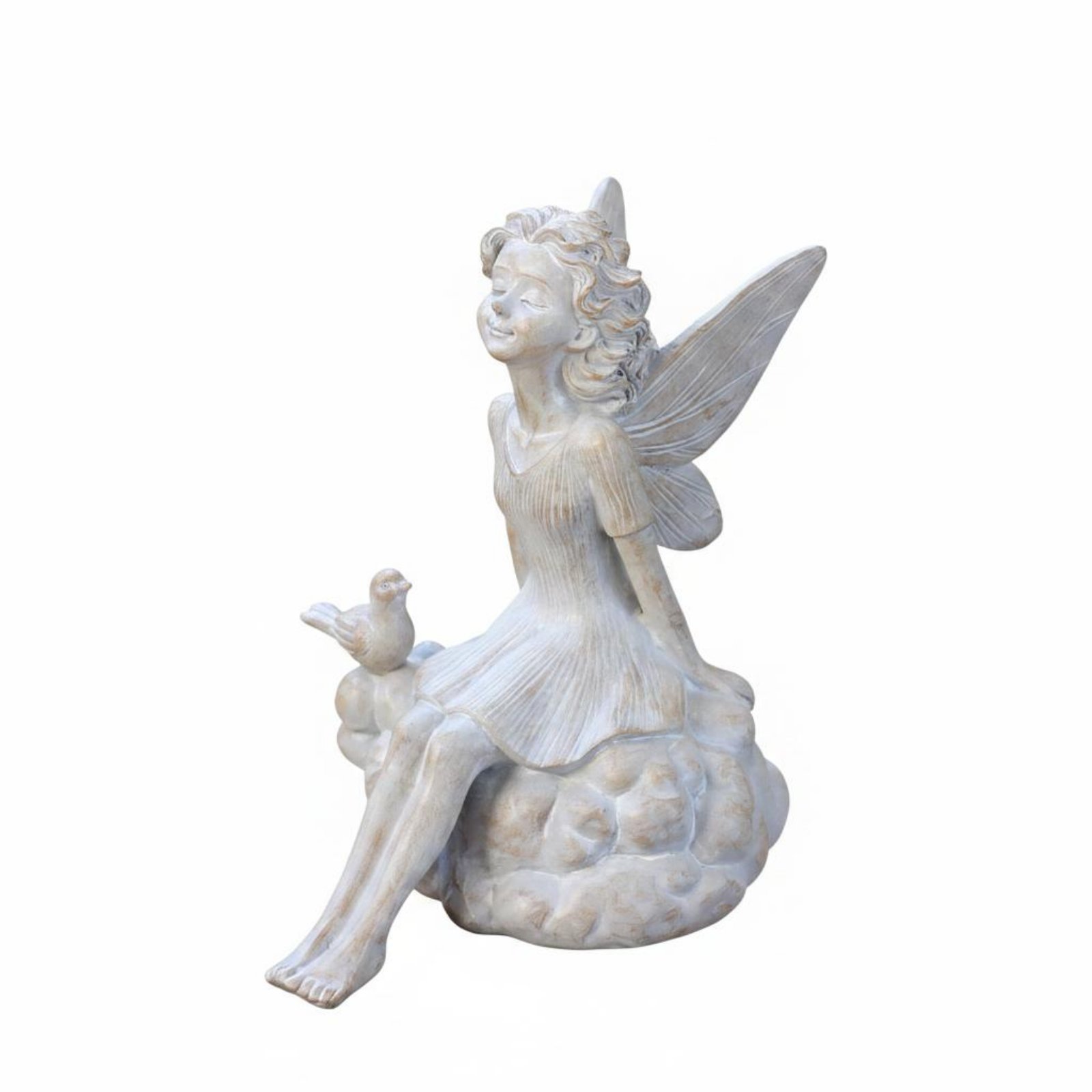 Stone-Look Fairy Ornament