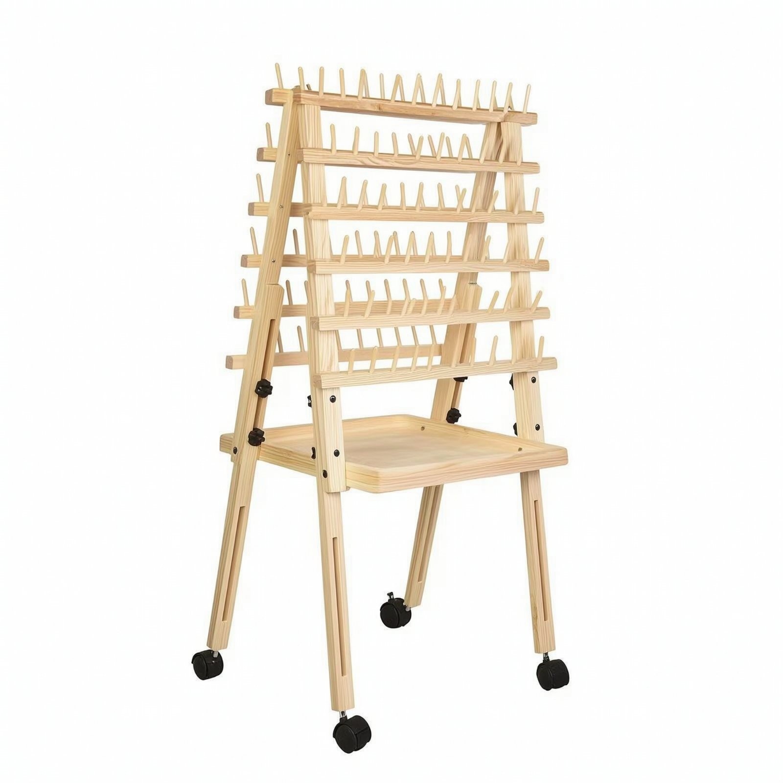 Hair Braiding Rack with Wheels