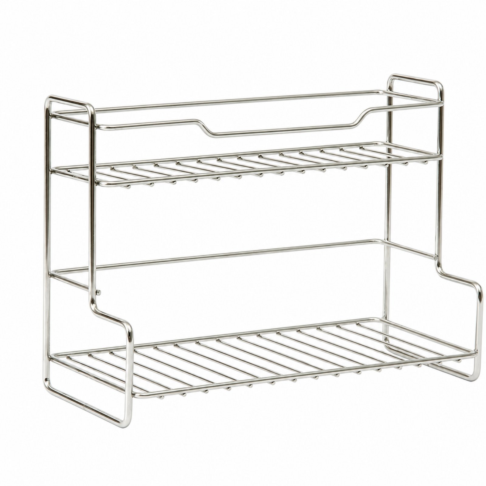 Stainless Steel Desktop Storage Rack – Thickened
