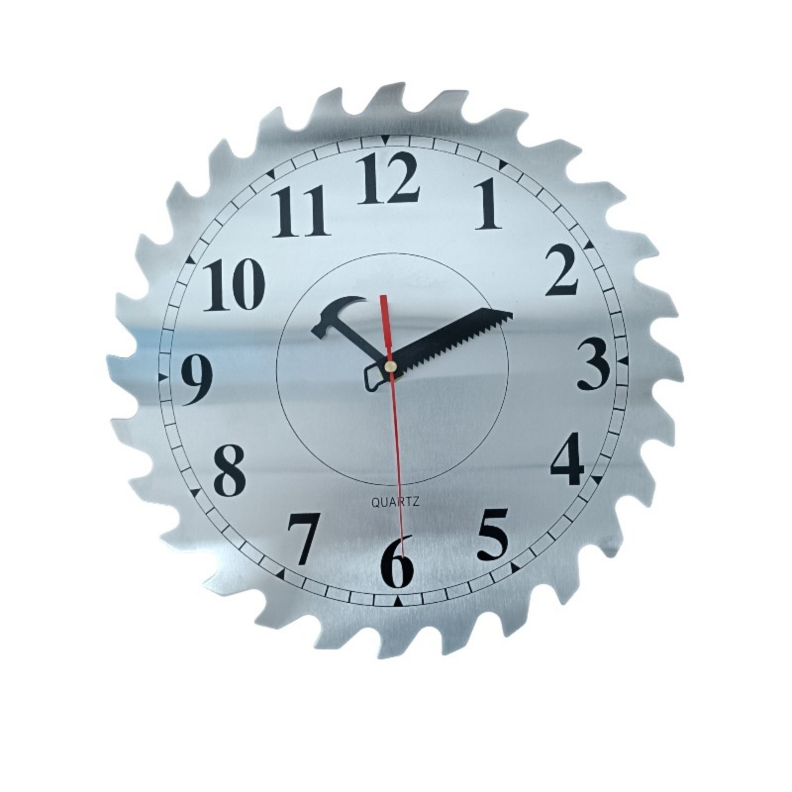 Gear Wall Clock – Silver