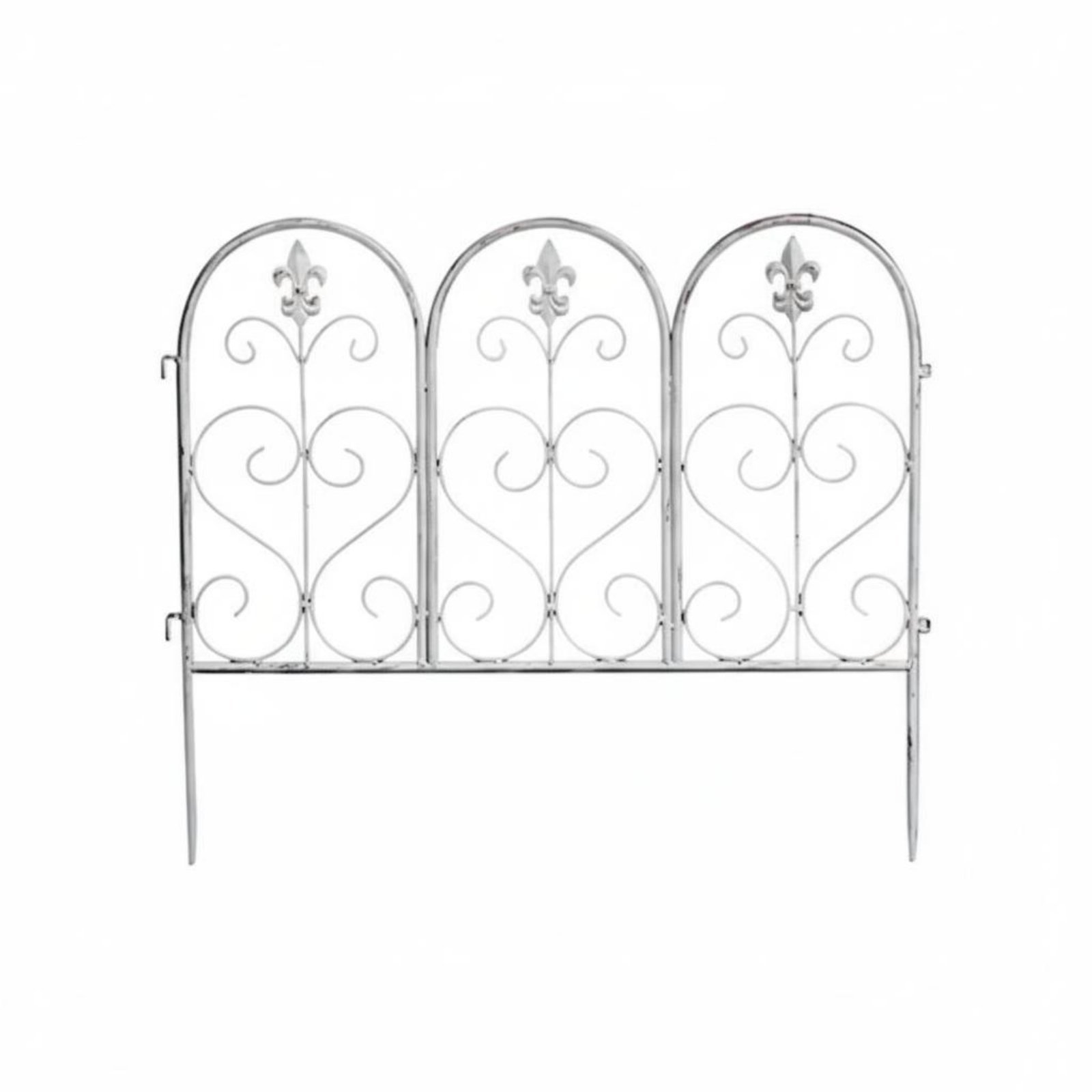 Wrought Iron Border Fence Weather Resistant