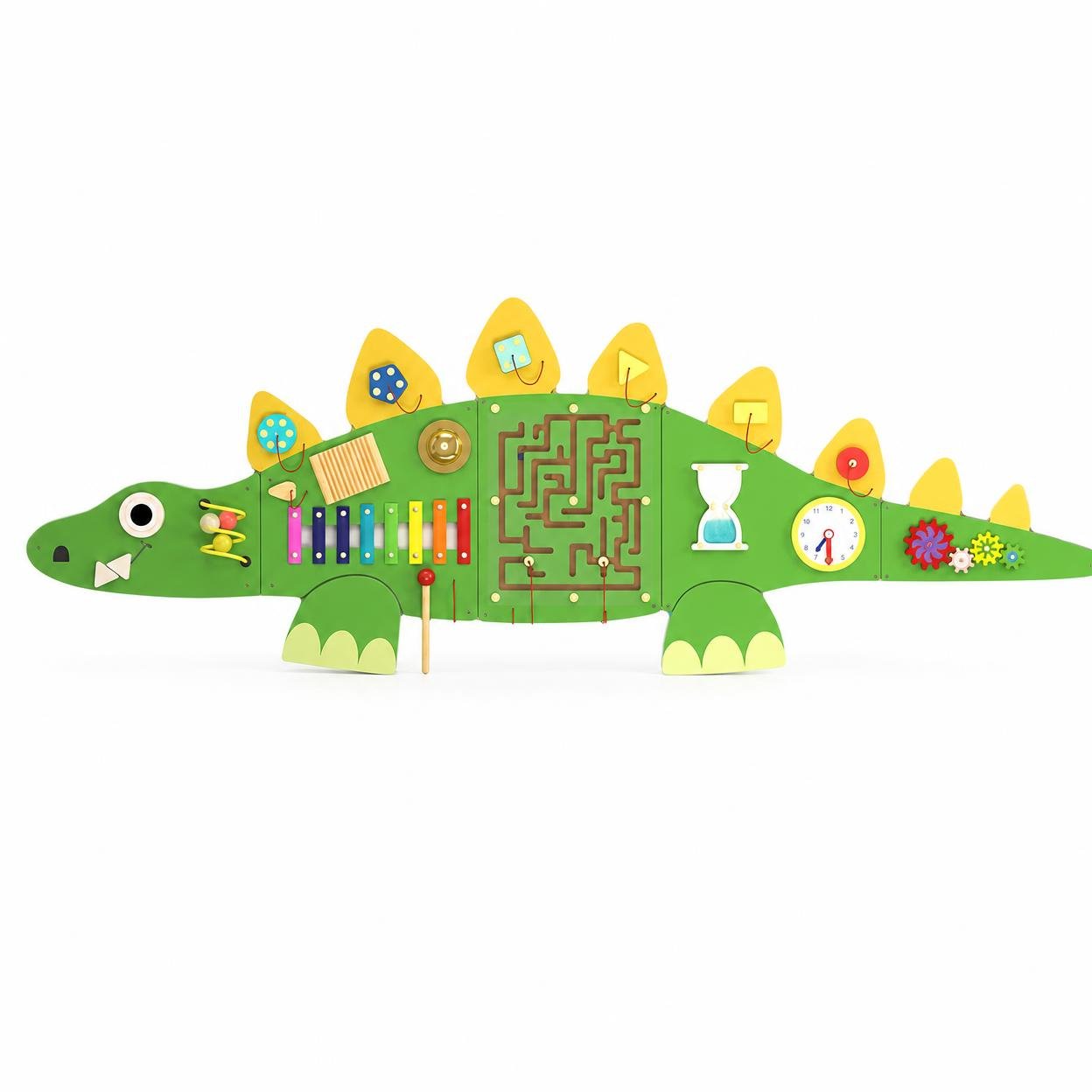 Wooden Crocodile Wall Toy