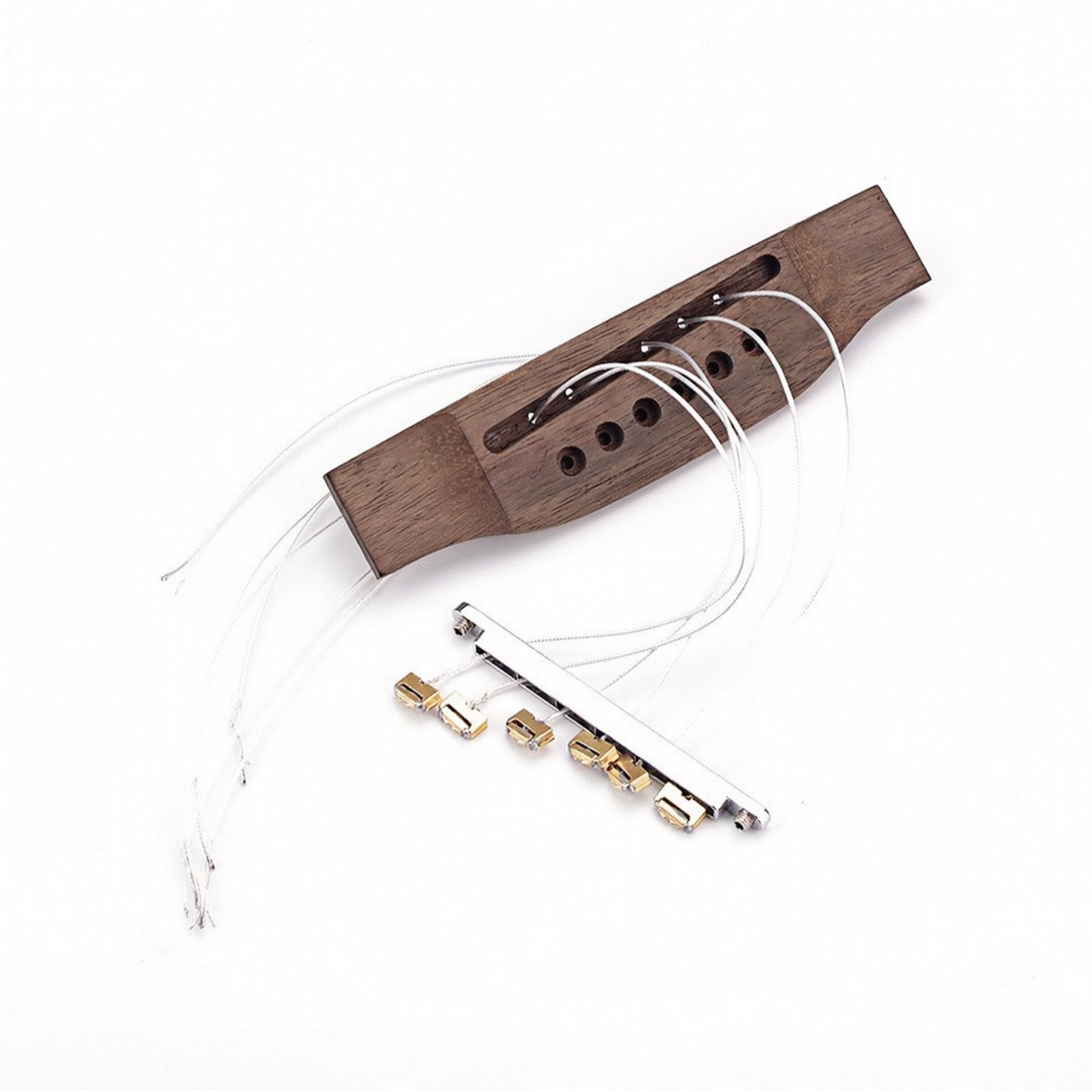Piezo Guitar Pickup with Wooden Bridge