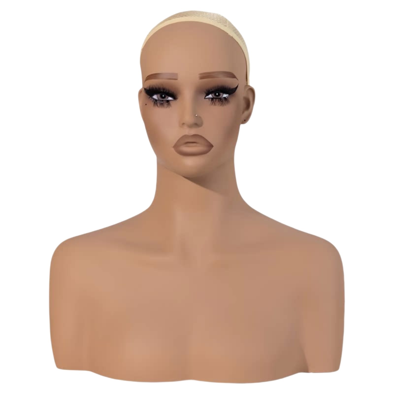 PVC Mannequin Head with Shoulders