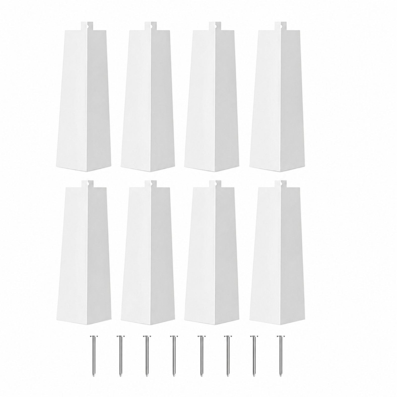8-Piece Aluminum Siding Corner Trims