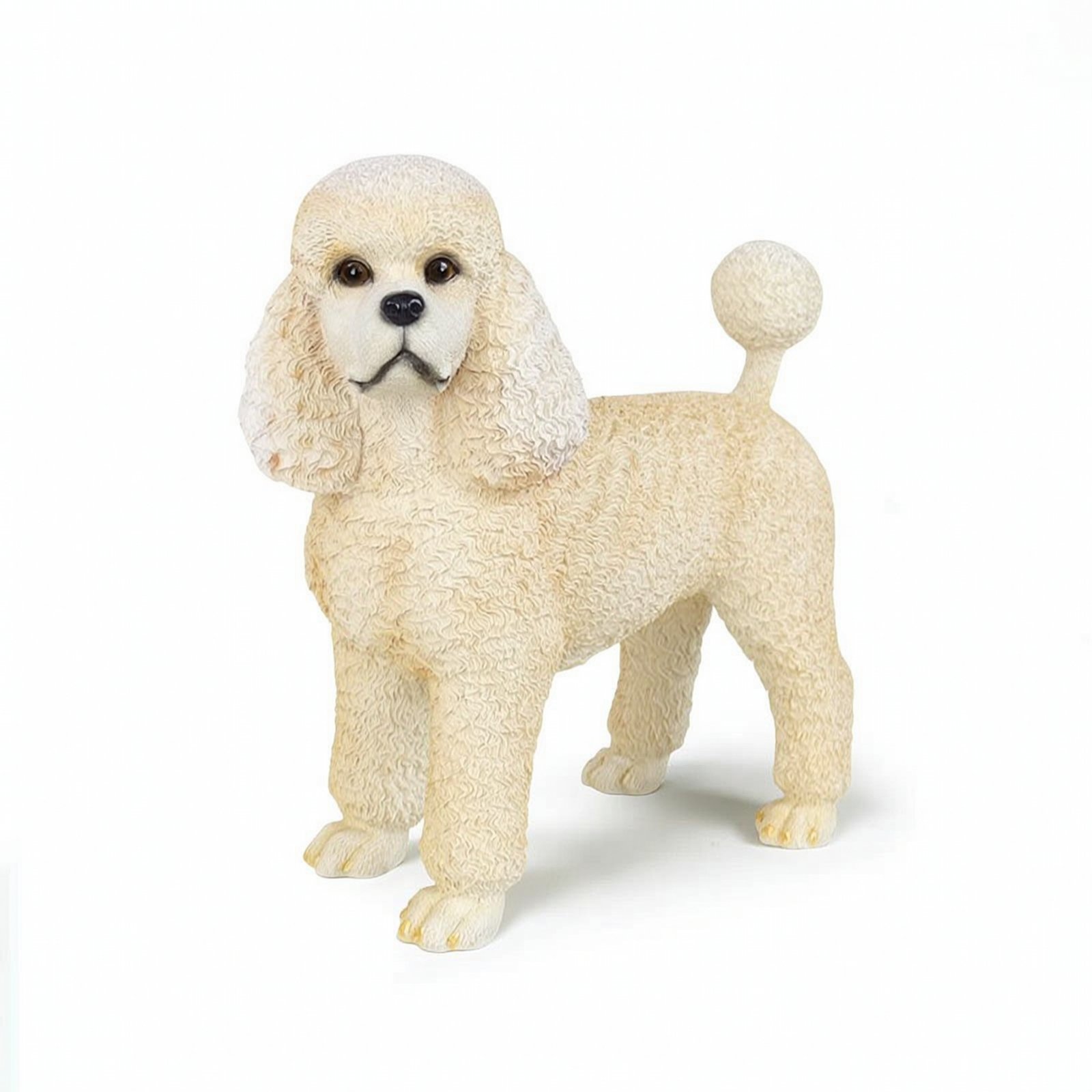 Hand-Painted Poodle Figurine