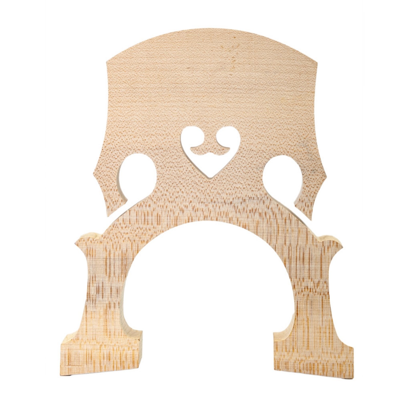 Maple Violin Bridge Open Profile