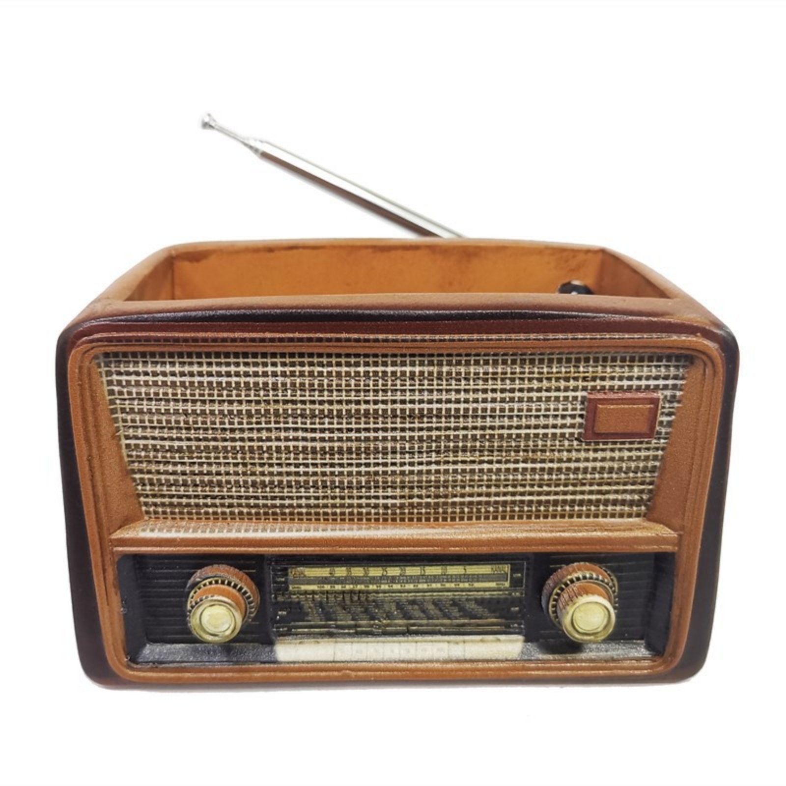 Vintage Radio Flowerpot Planter