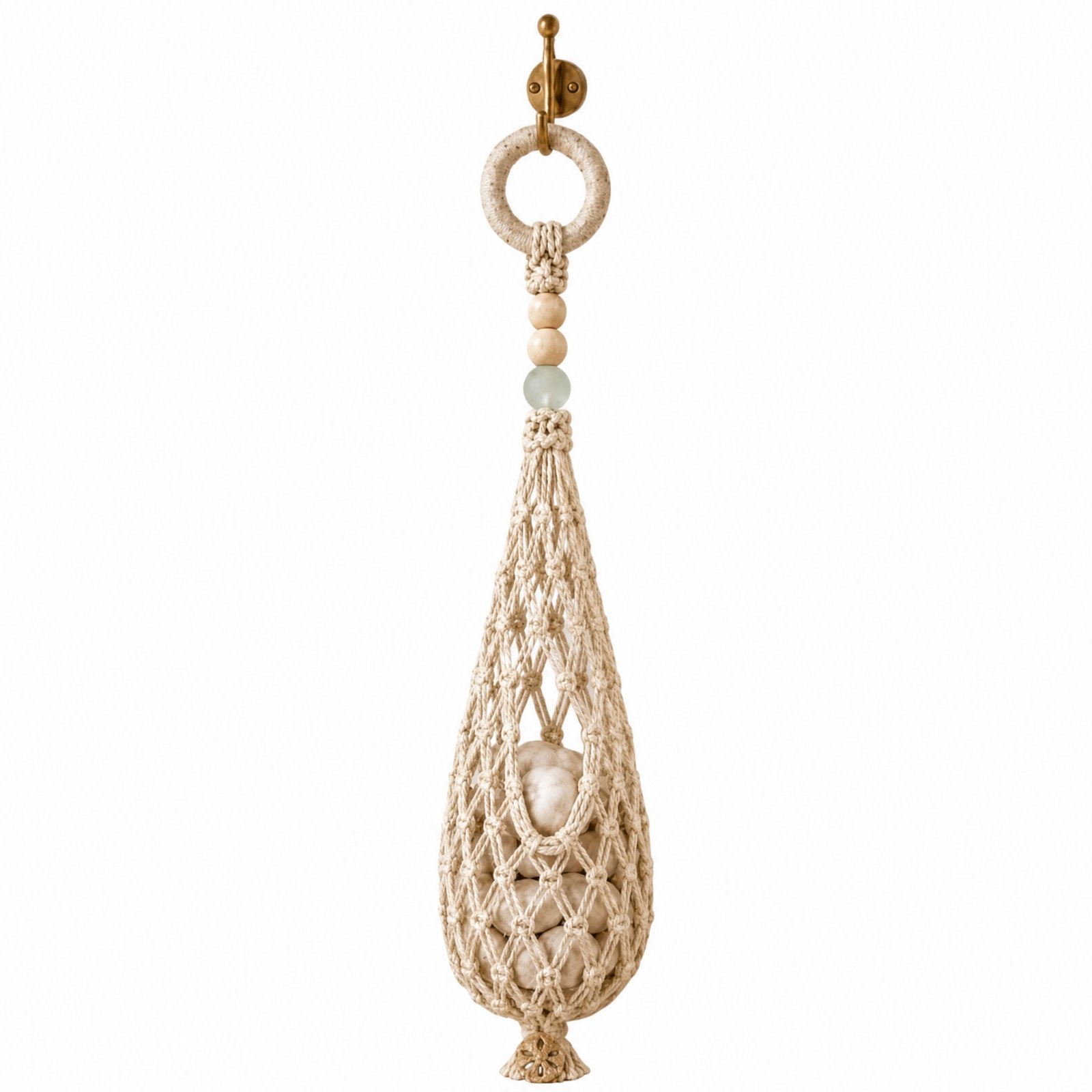 Handwoven Hanging Produce Basket