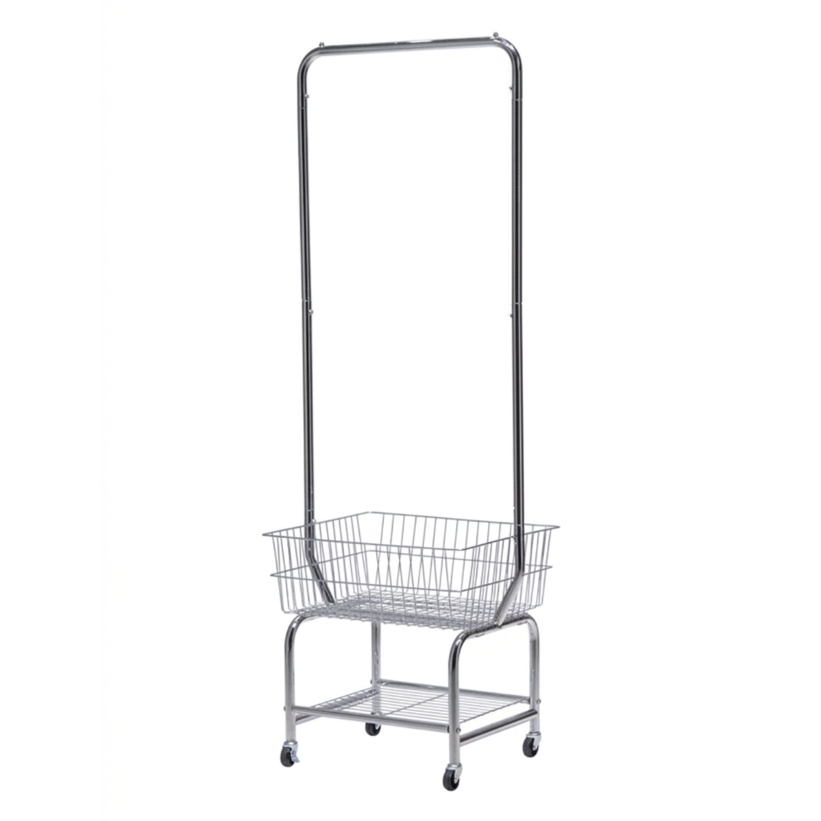Clothes Rack with Basket