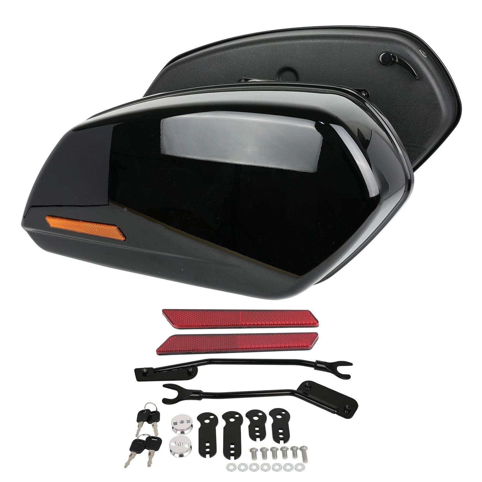 Motorcycle Hard Saddlebags Lockable