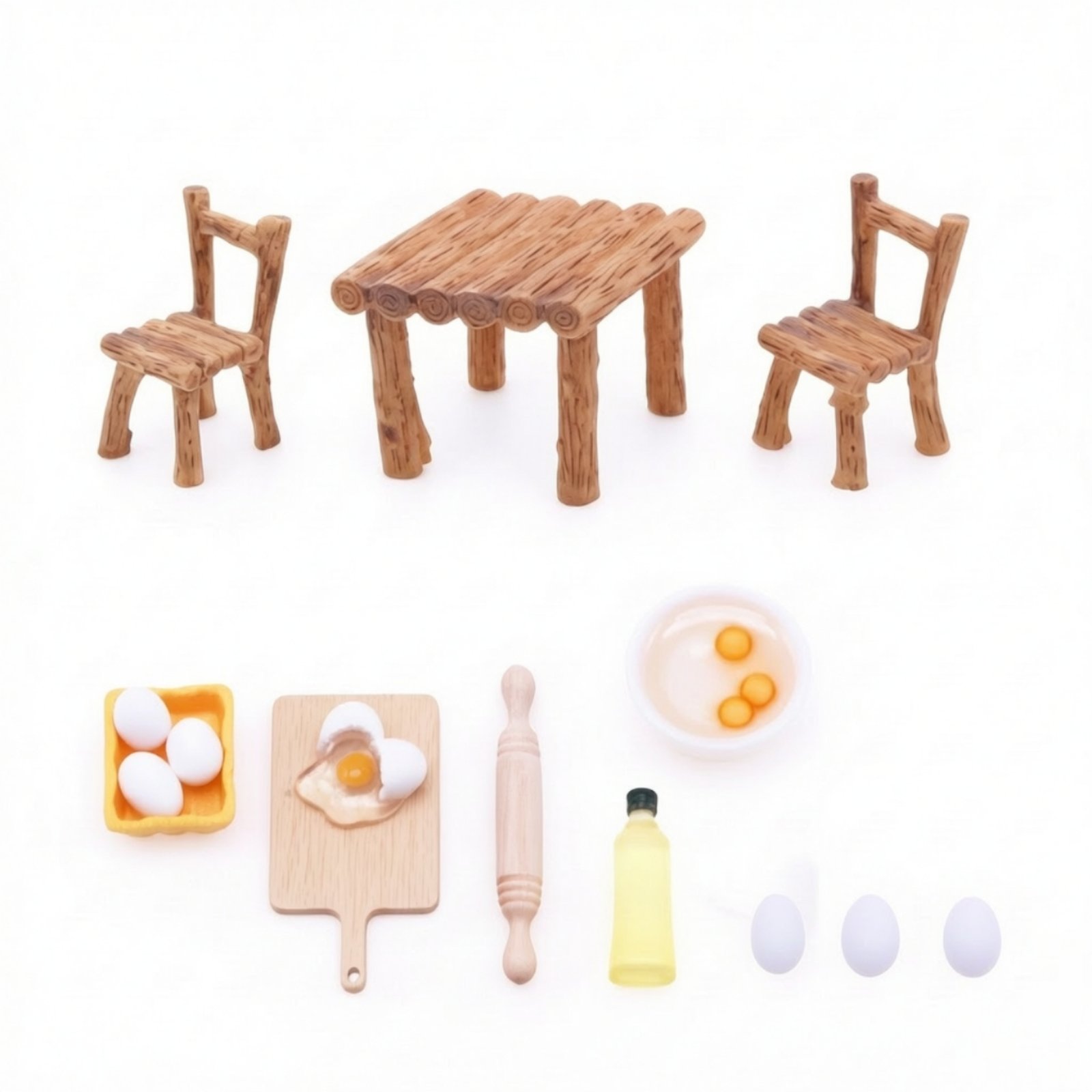 Miniature Resin Kitchen Set