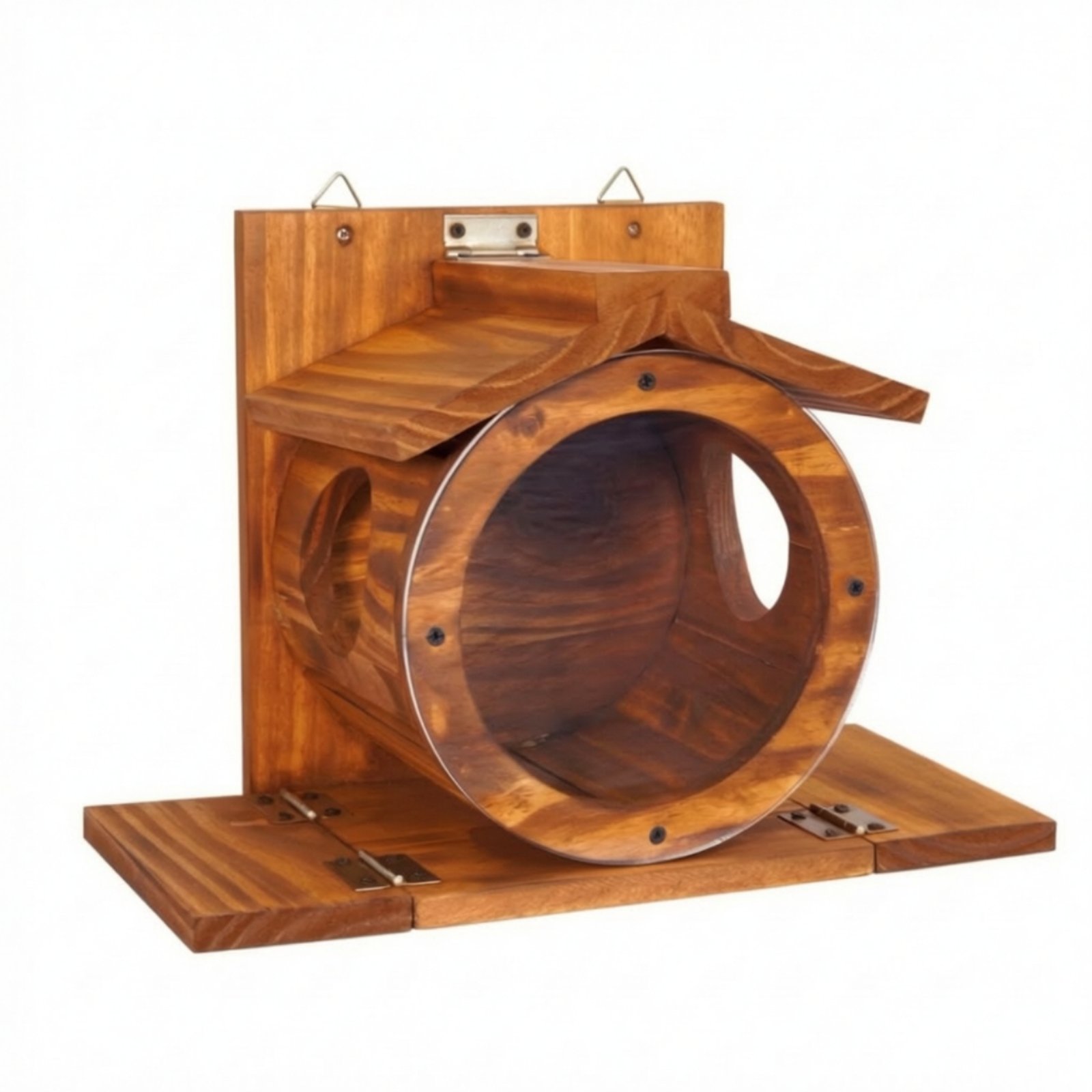 Wall-Mounted Wood Garden Feeder