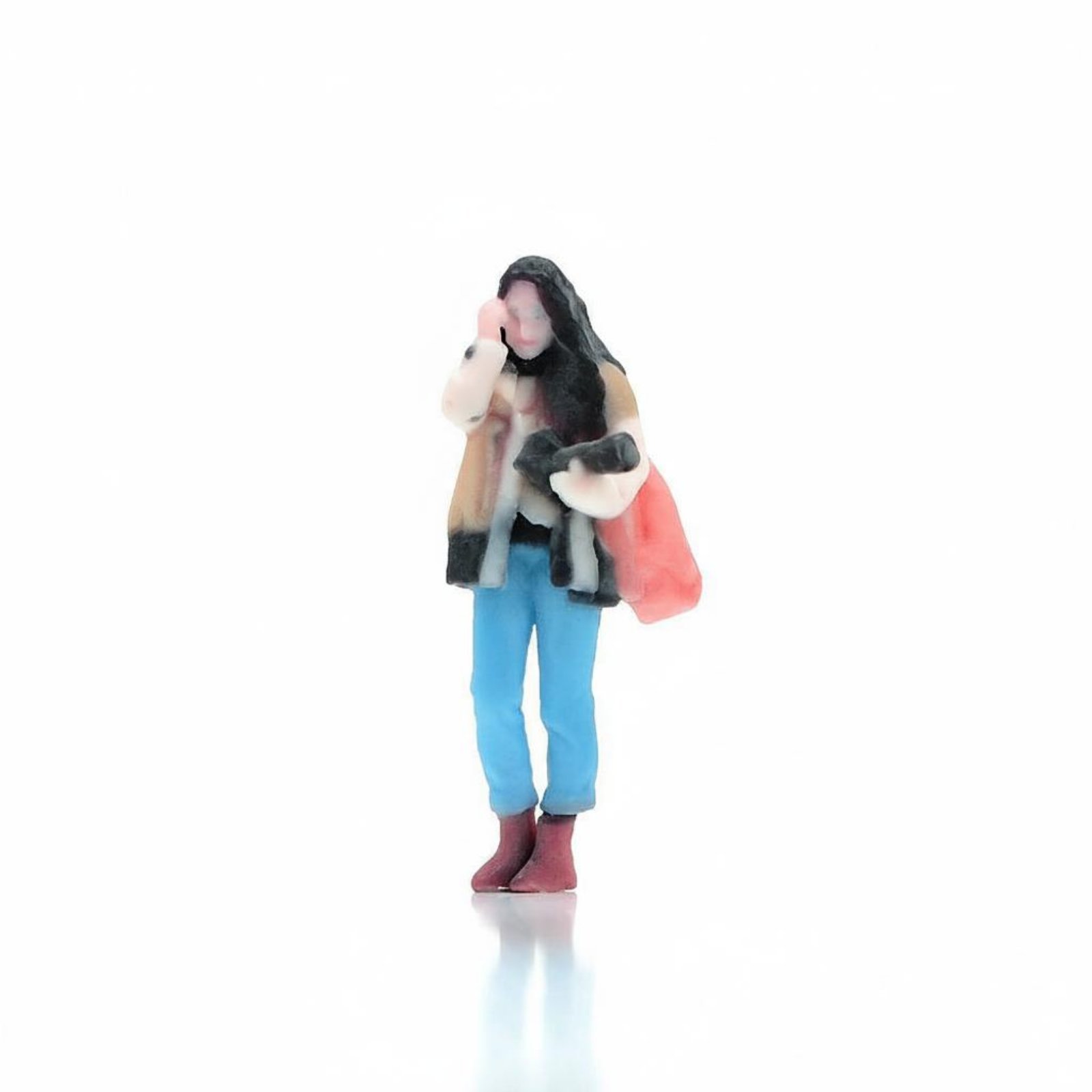 1/64 Scale Female Photographer Figure
